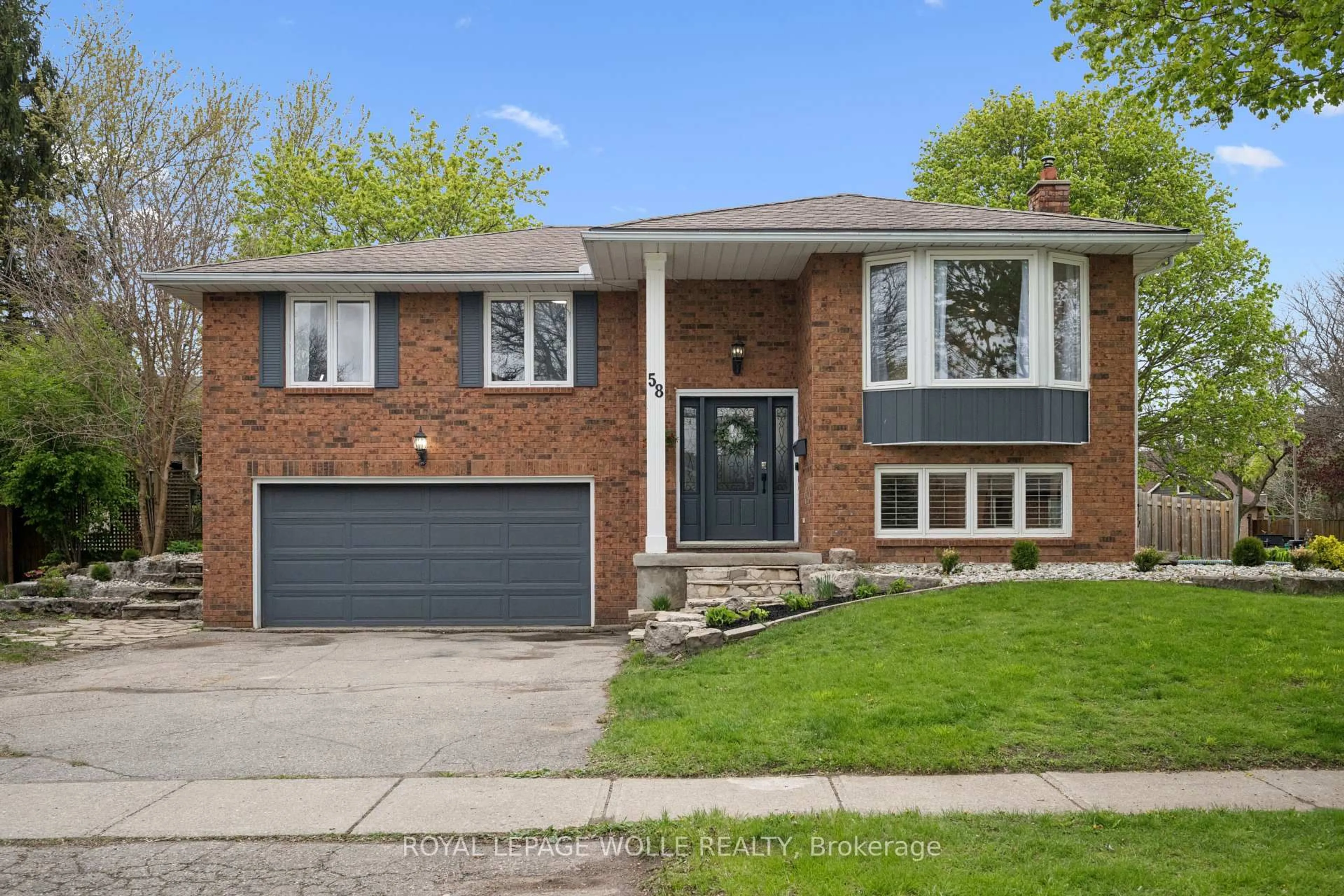 Home with brick exterior material, street for 58 Bock St, Wilmot Ontario N0B 2E0