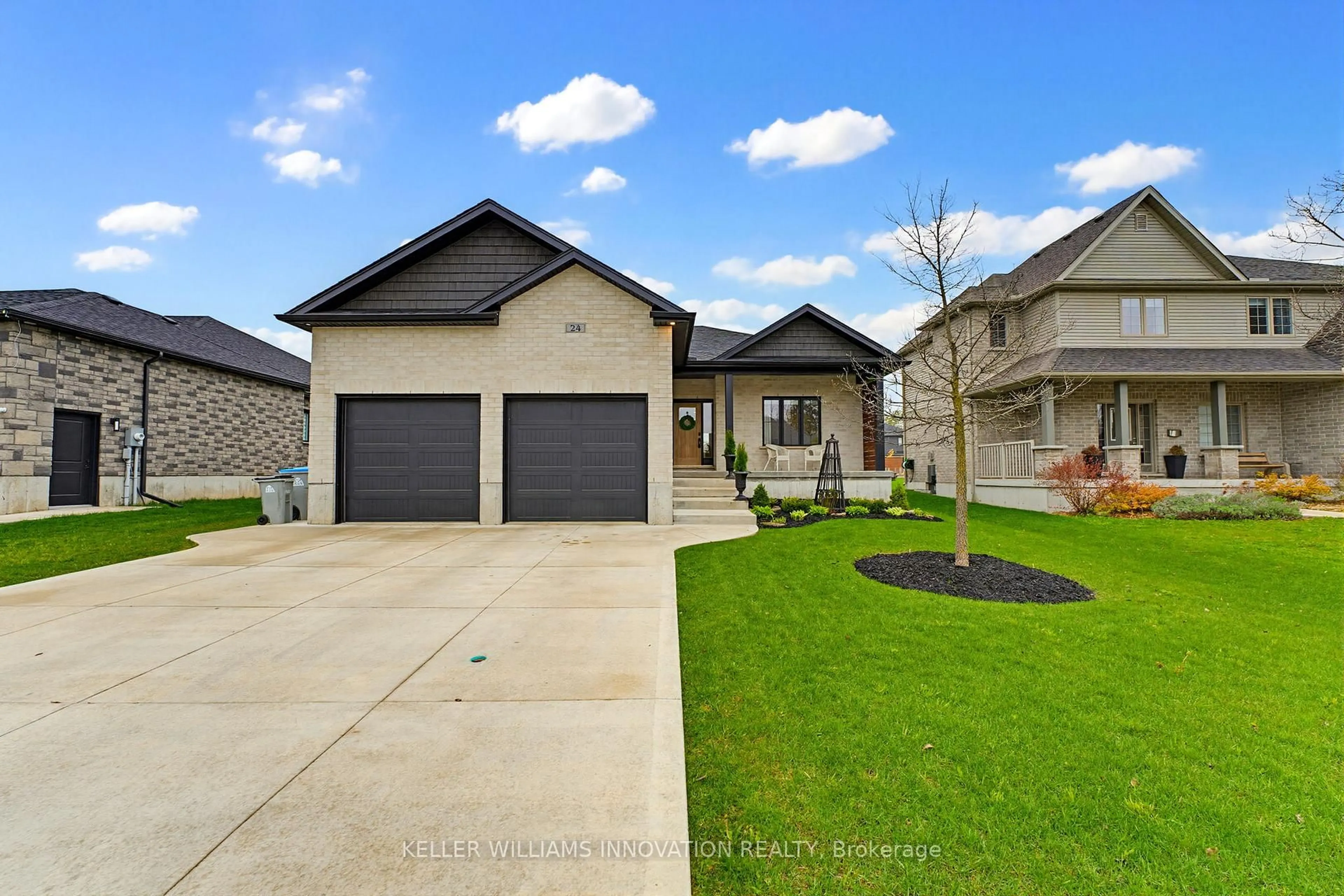 Home with brick exterior material, street for 24 Gilmer Cres, North Perth Ontario N4W 0H2