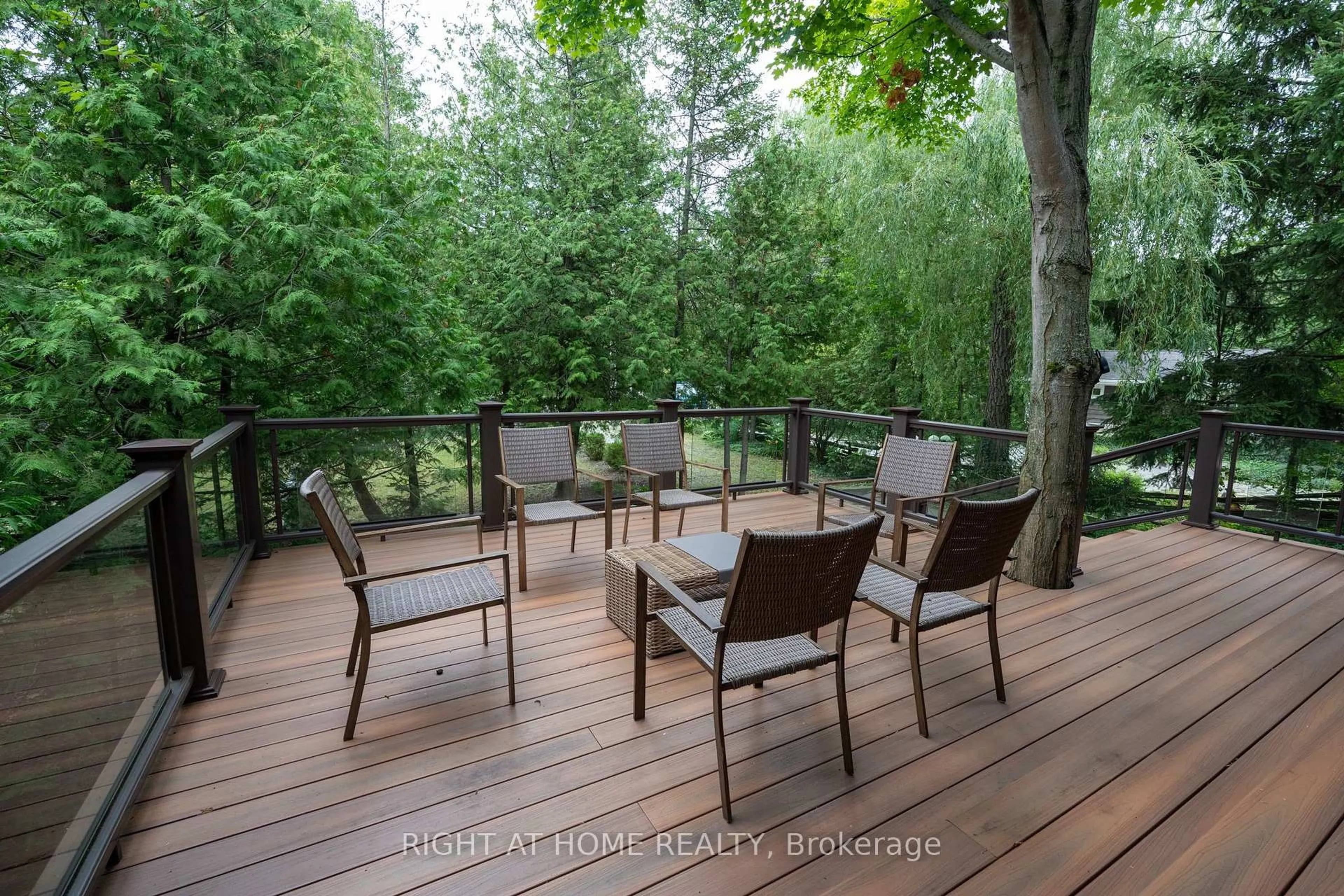 Patio, forest/trees view for 86649 Amberley Beach Rd., R.R. #1 Rd, Ashfield-Colborne-Wawanosh Ontario N2Z 2X3
