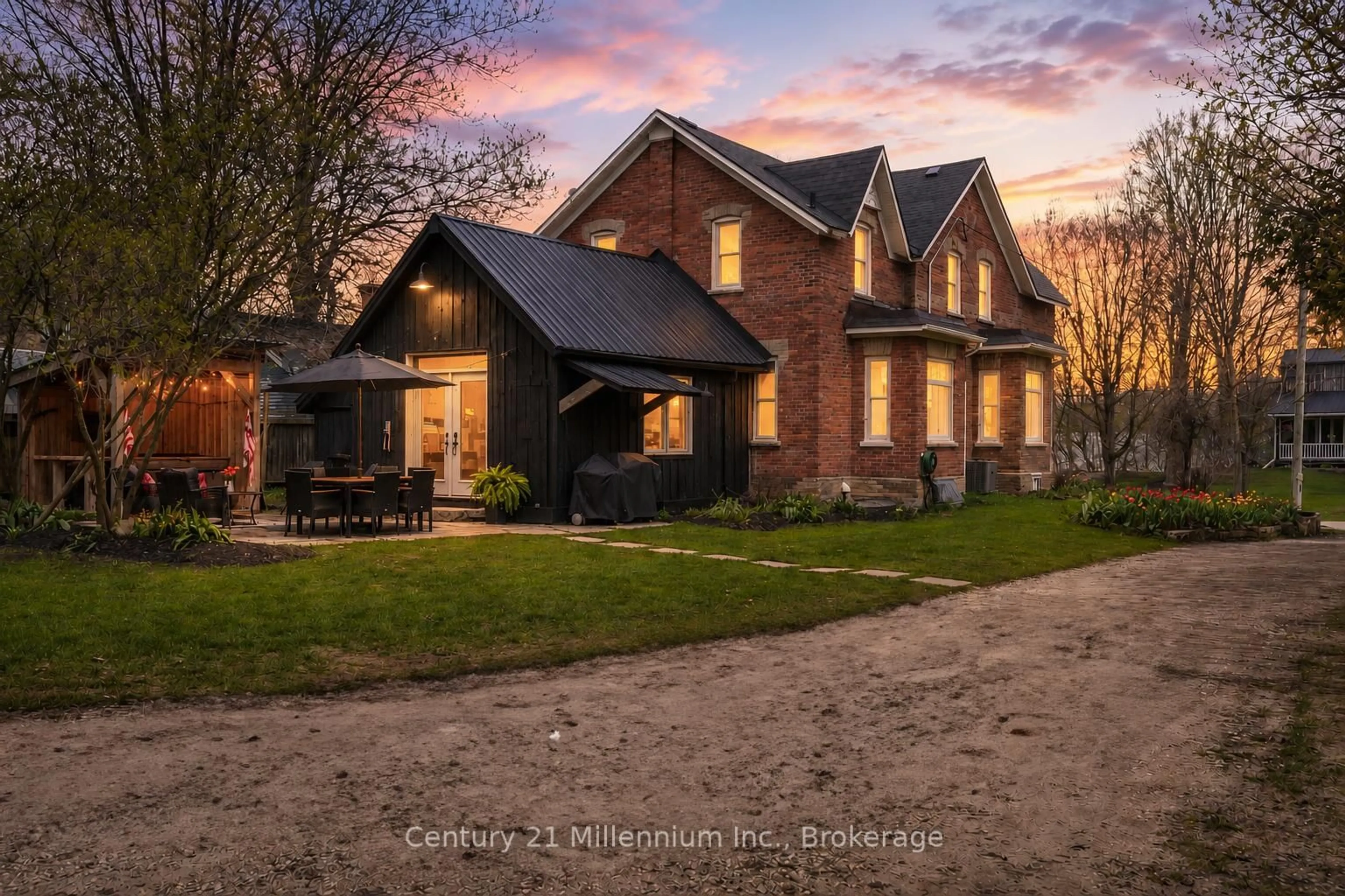Home with brick exterior material, street for 16 Peter St, Grey Highlands Ontario N0C 1E0