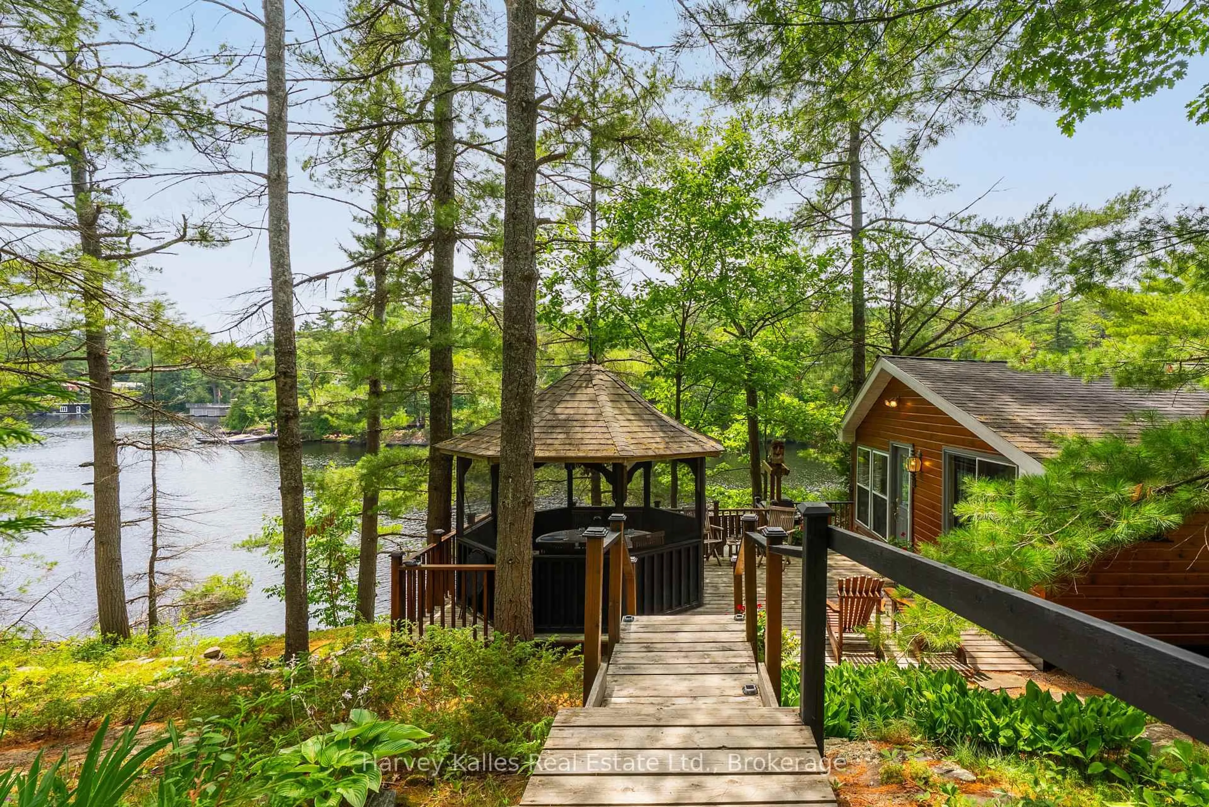 Patio, water/lake/river/ocean view for 1078 Mckenzie Rd, Muskoka Lakes Ontario P1P 1A4