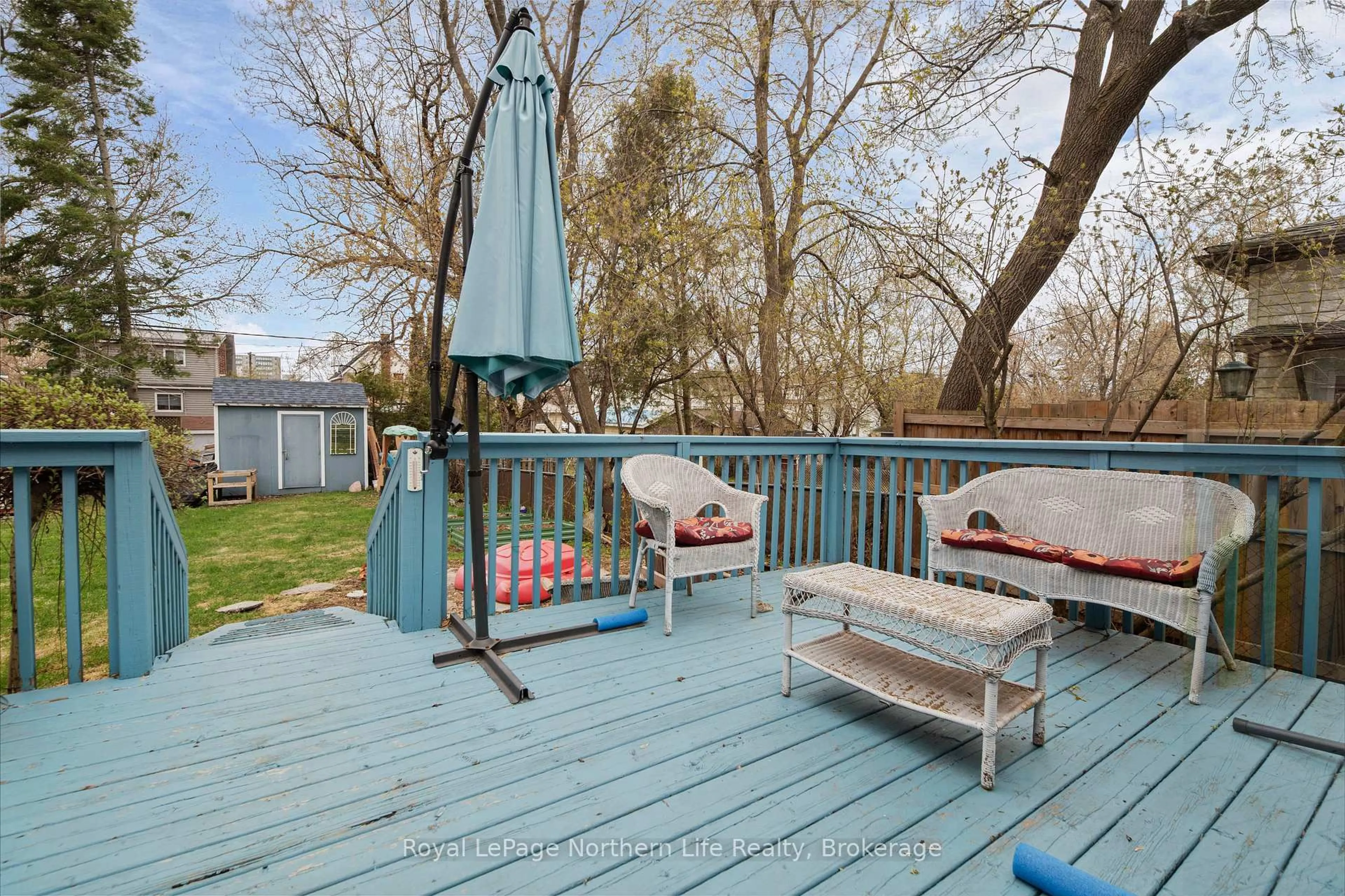Patio, water/lake/river/ocean view for 137 Fourth Ave, North Bay Ontario P1B 3M7