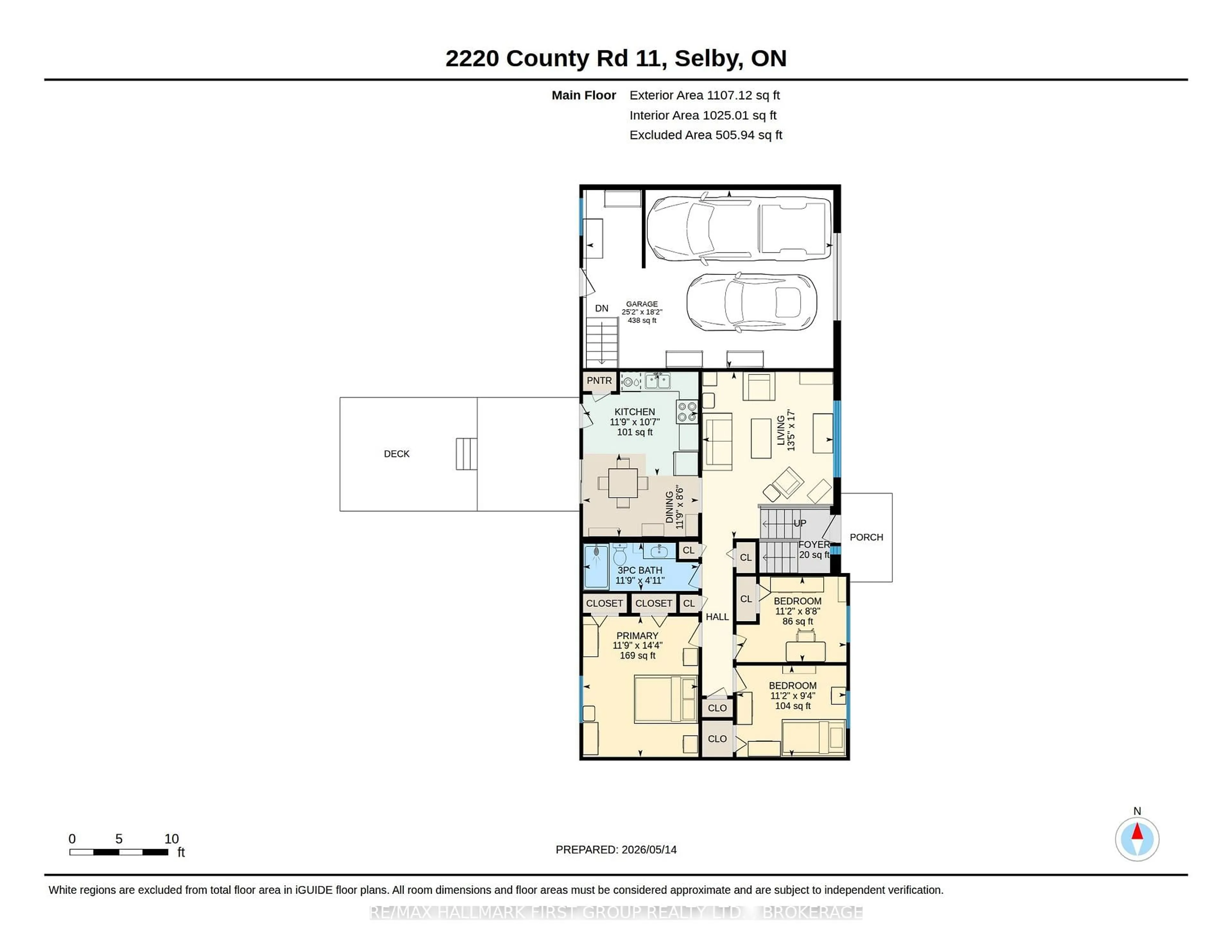 Floor plan for 2220 County 11 Rd, Greater Napanee Ontario K0K 2Z0