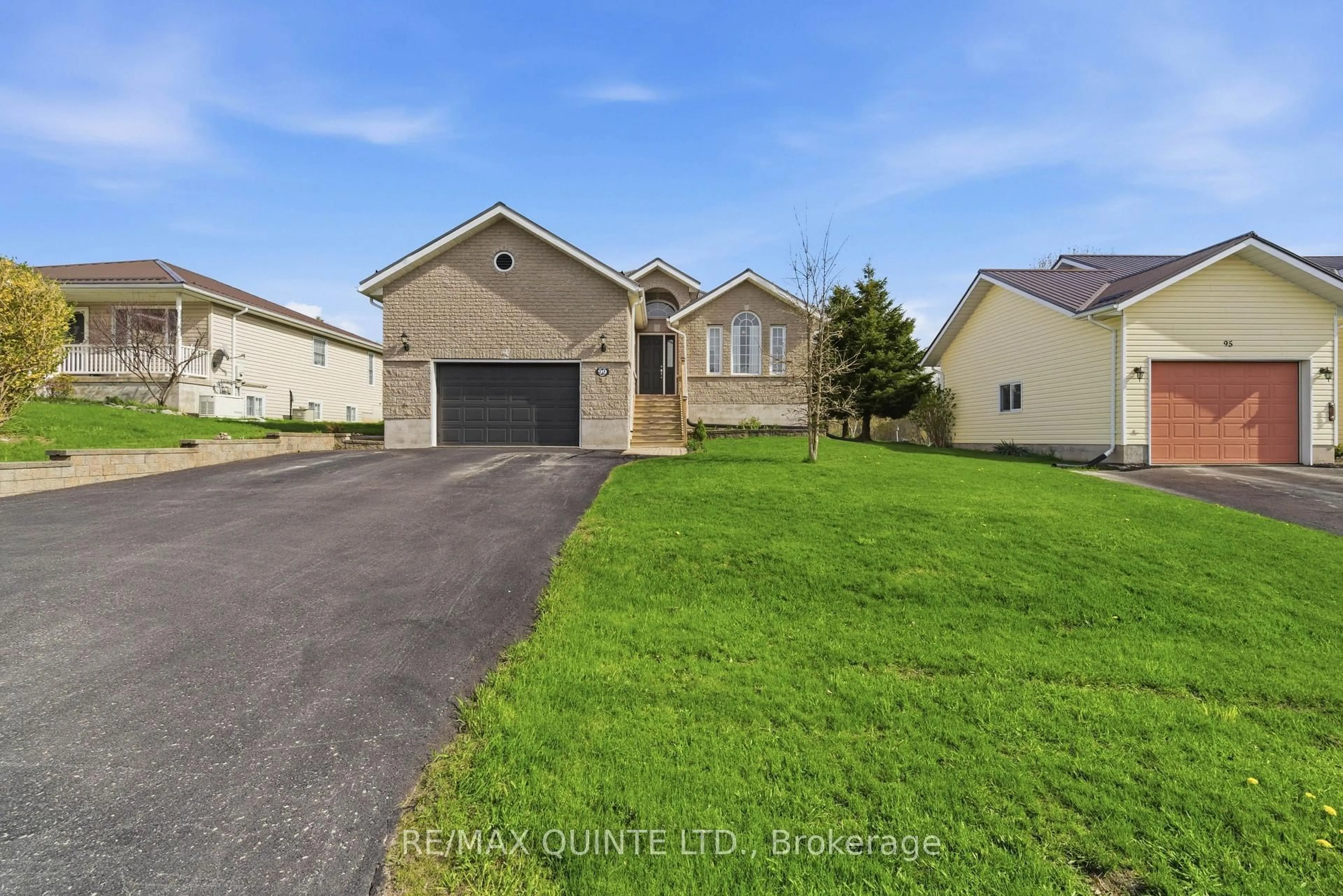 A pic from outside/outdoor area/front of a property/back of a property/a pic from drone, street for 99 McKenzie St, Madoc Ontario K0K 2K0