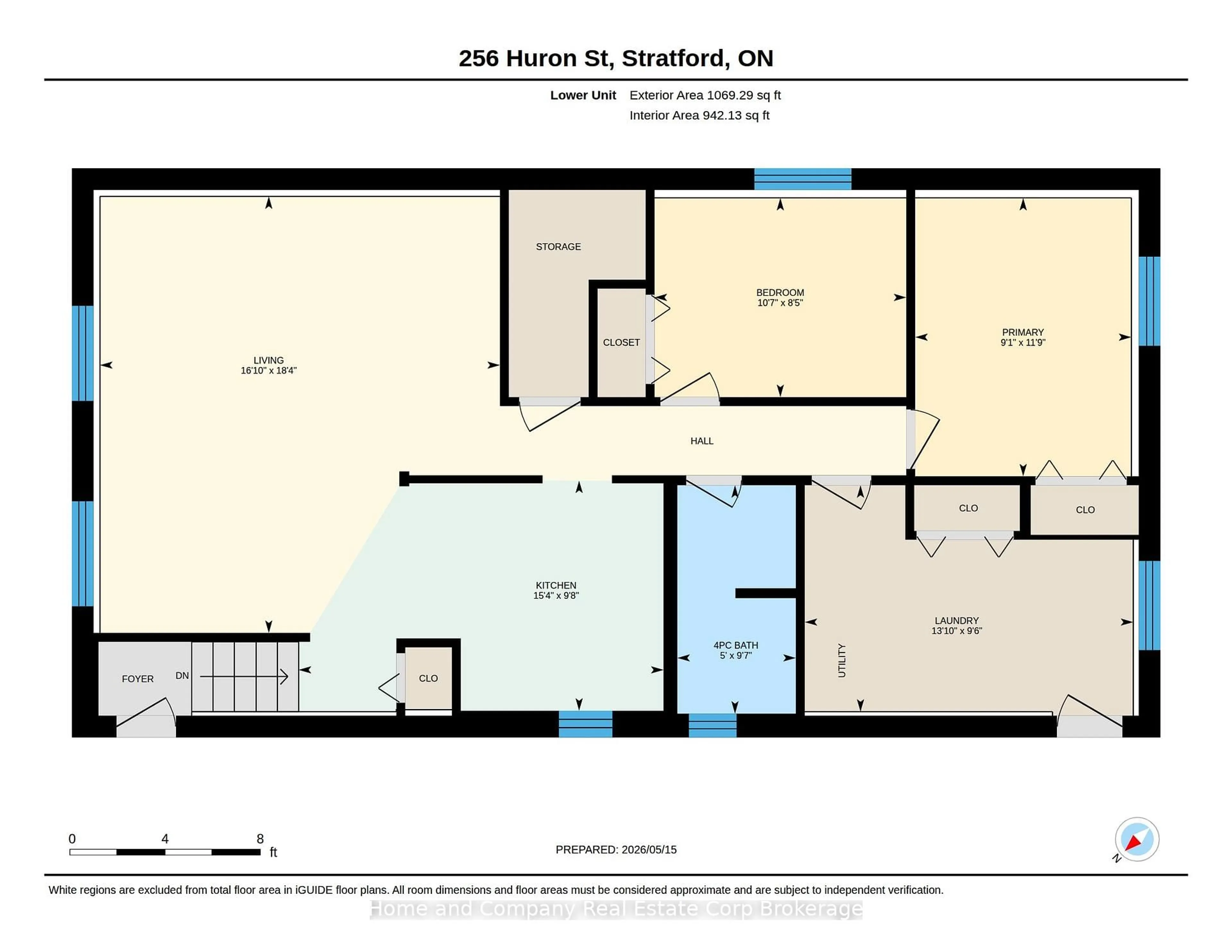 Floor plan for 256 Huron St, Stratford Ontario N5A 5T2