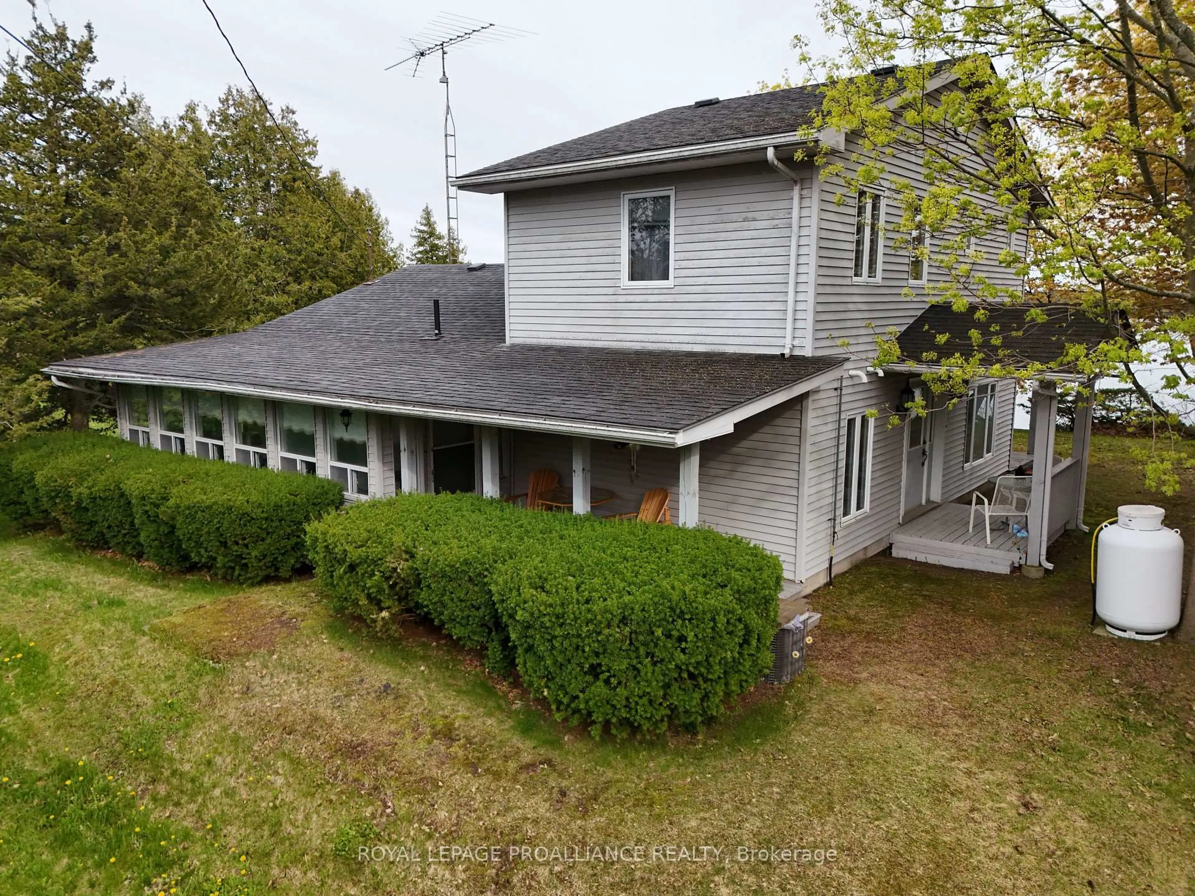 A pic from outside/outdoor area/front of a property/back of a property/a pic from drone, building for 133 Juniper Lane, Prince Edward County Ontario K0K 1A0
