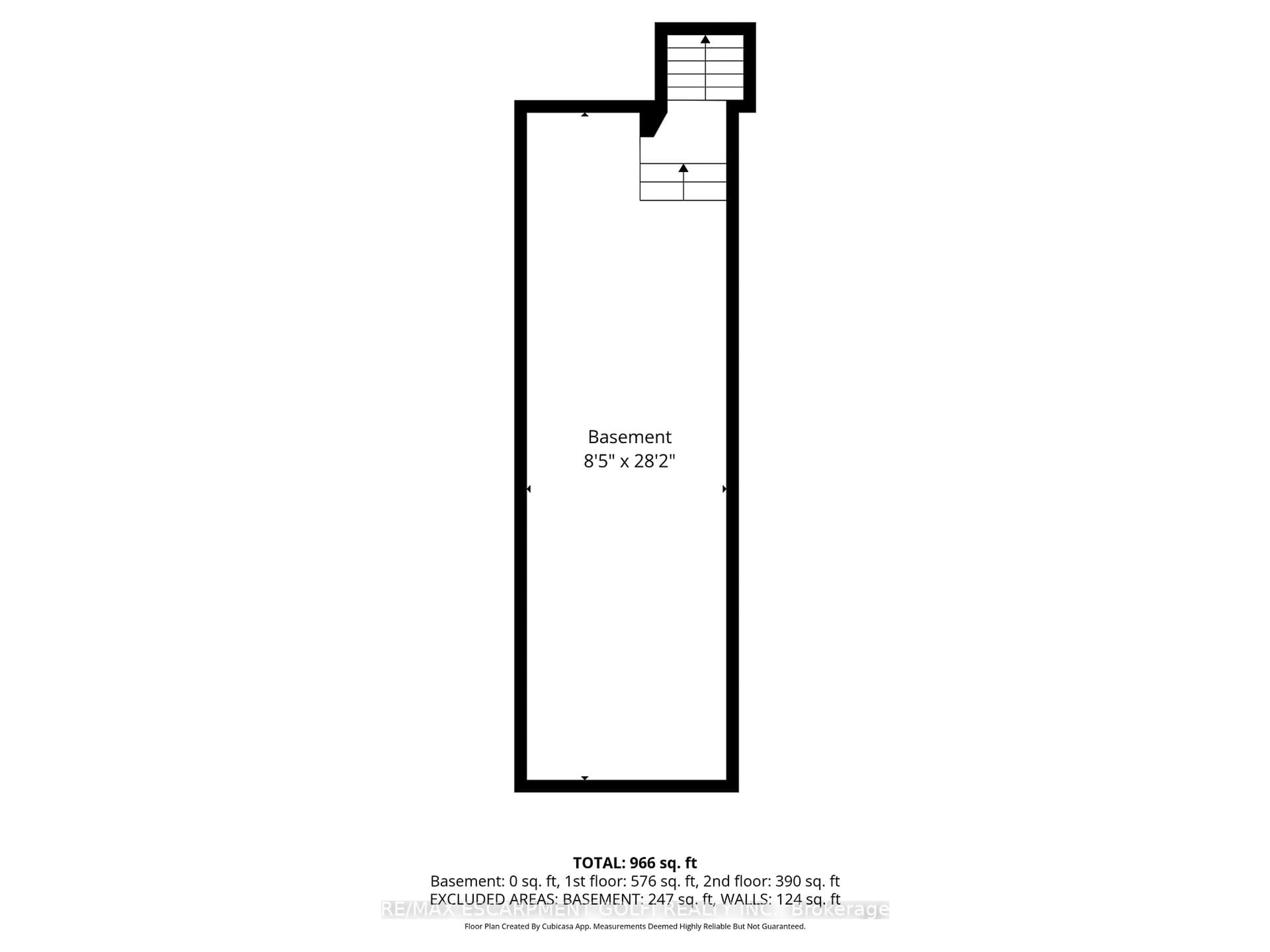 Floor plan for 277 Main St, Hamilton Ontario L8P 1J7