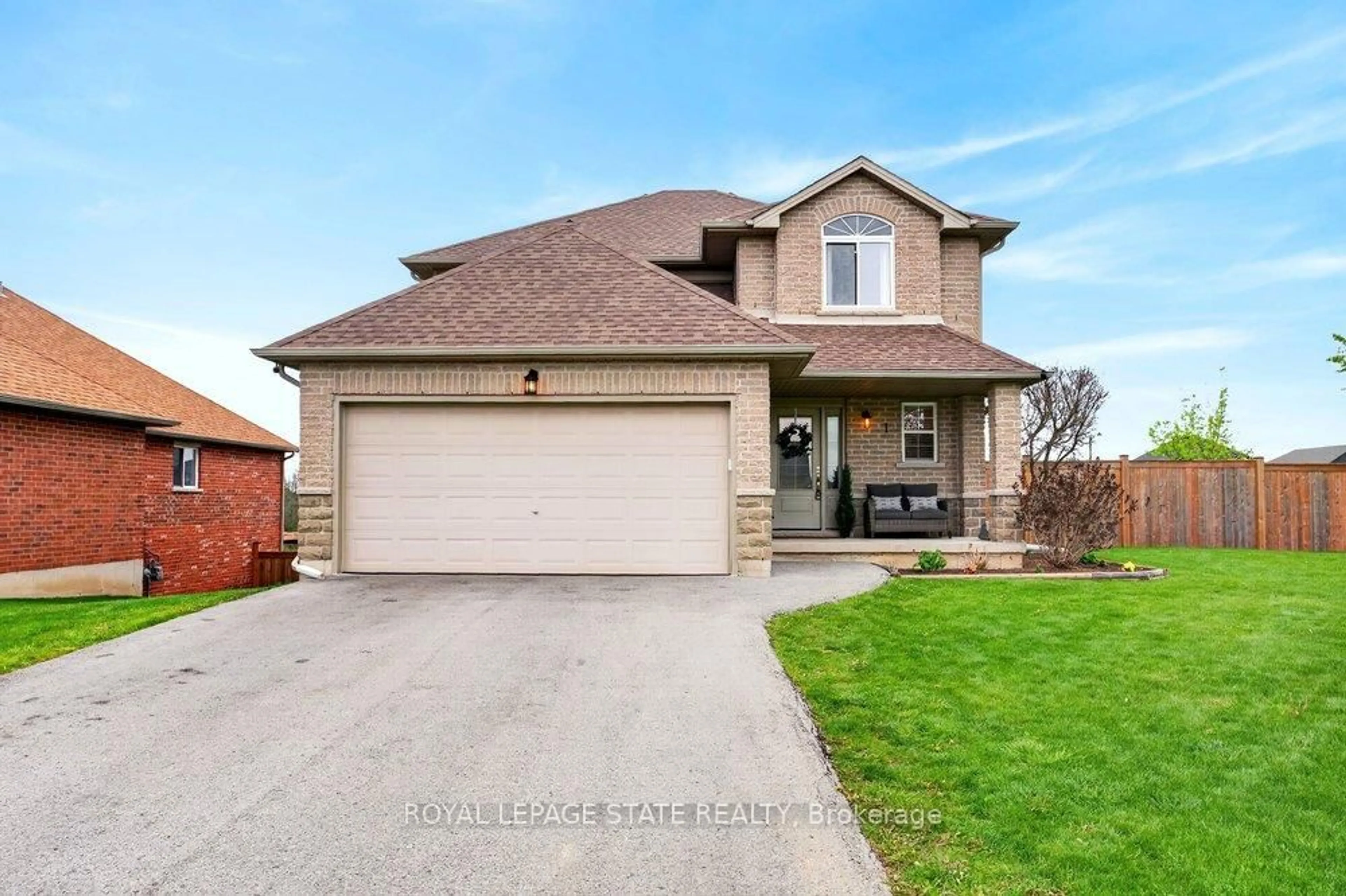Home with brick exterior material, street for 1 Hudson Dr, Haldimand Ontario N0A 1E0