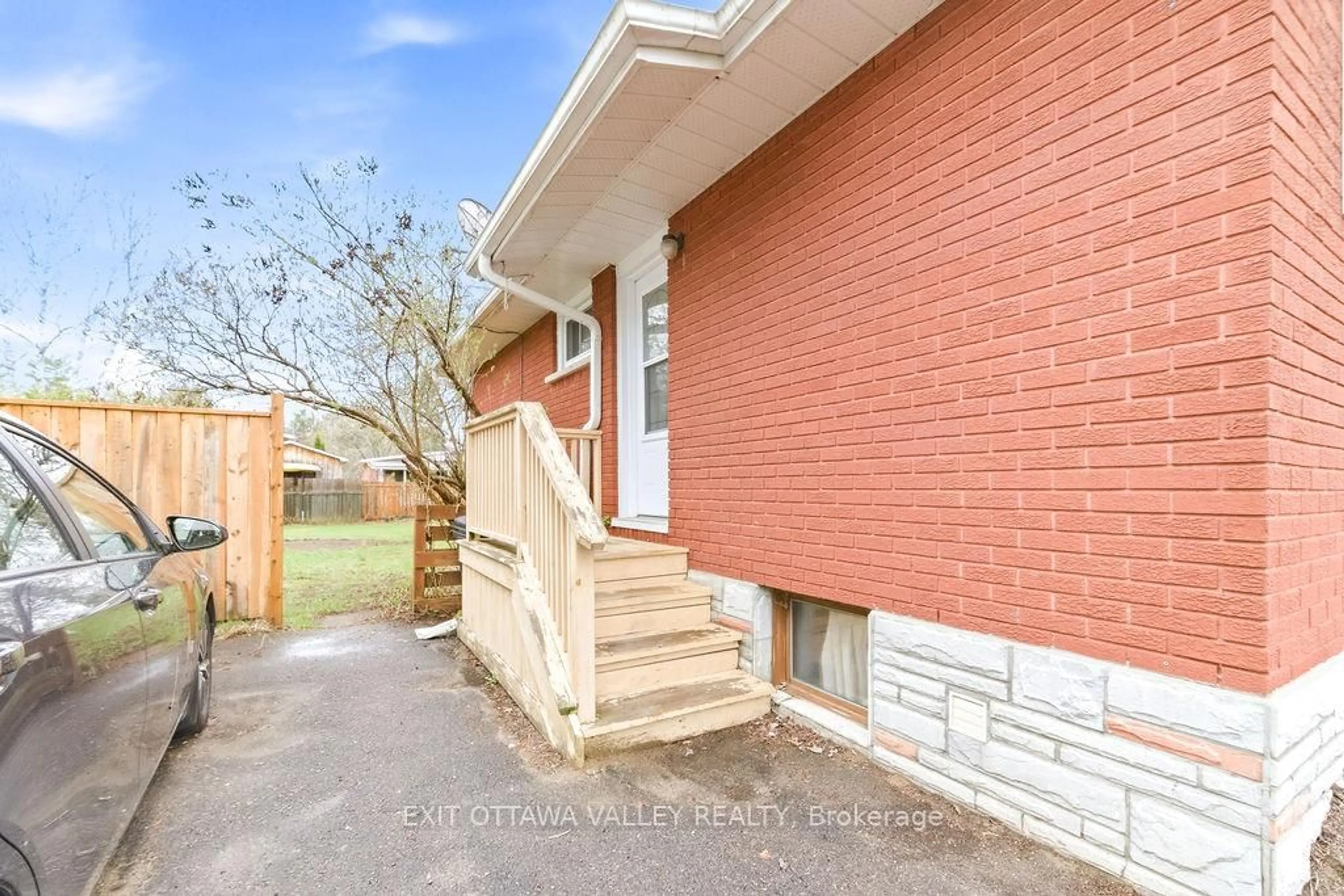 Home with brick exterior material, street for 12 Claremount Rd, Deep River Ontario K0J 1P0