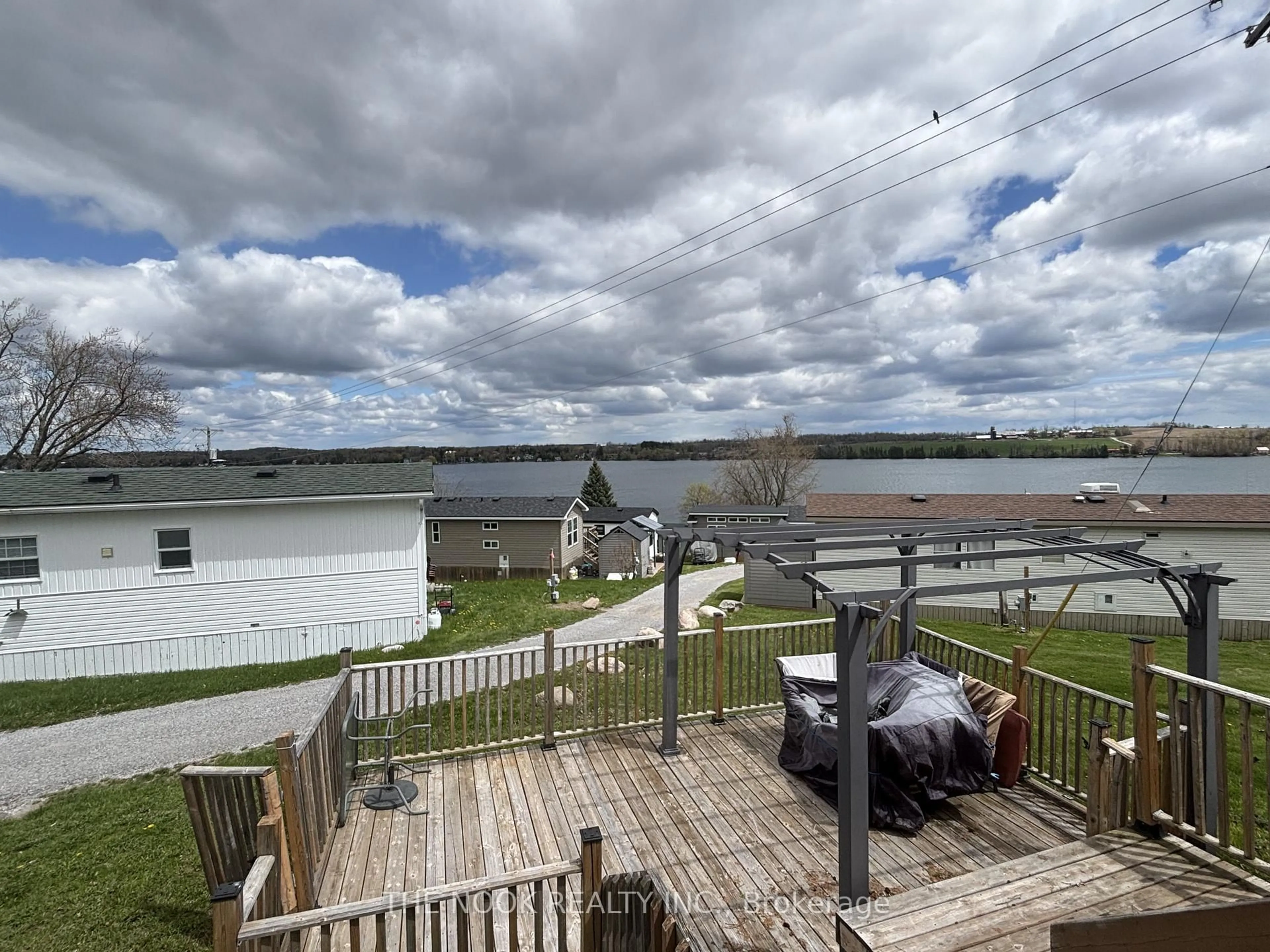 A pic from outside/outdoor area/front of a property/back of a property/a pic from drone, water/lake/river/ocean view for 920 Skyline Rd #Unit #1 Marina Crescent, Selwyn Ontario K0L 1T0