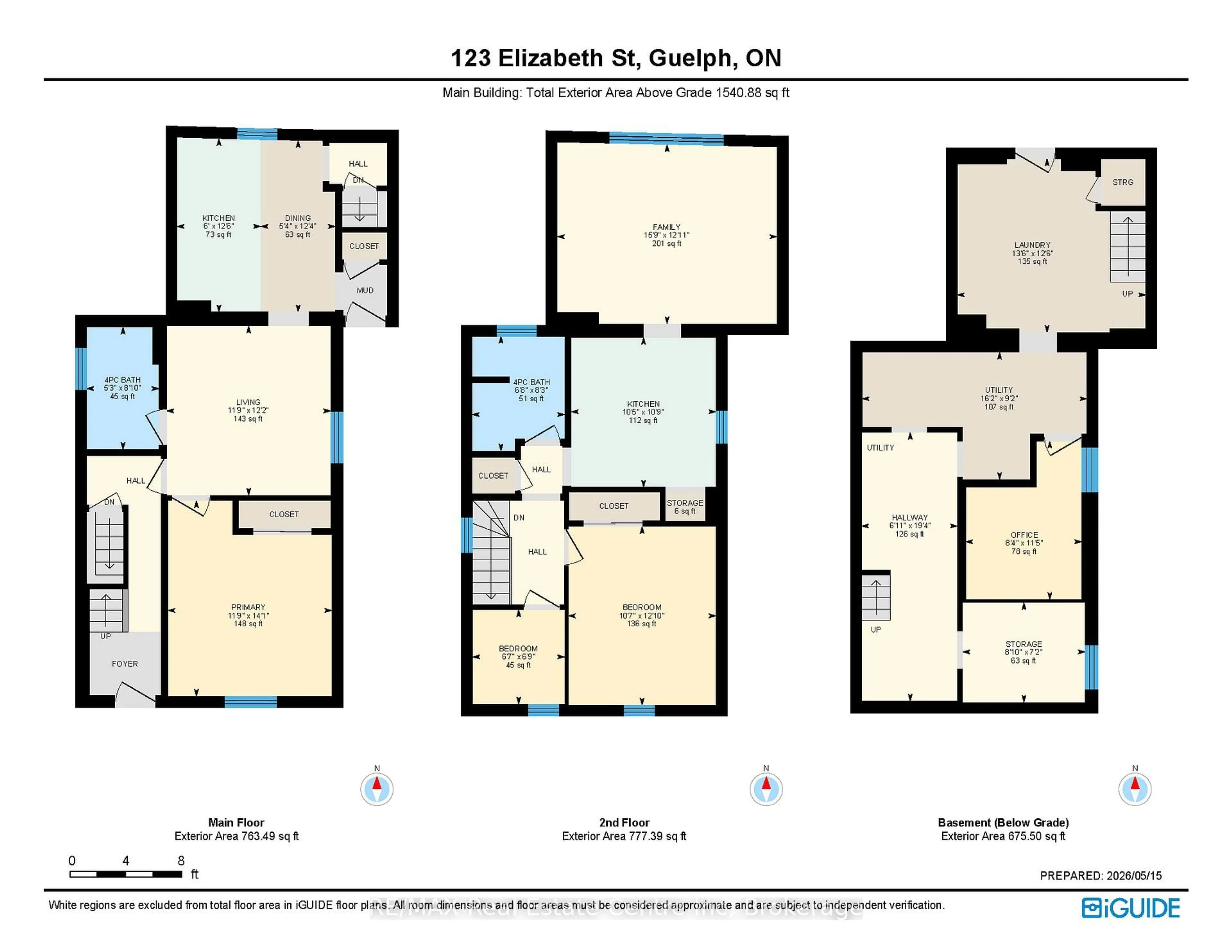 Floor plan for 123 Elizabeth St, Guelph Ontario N1E 2X4