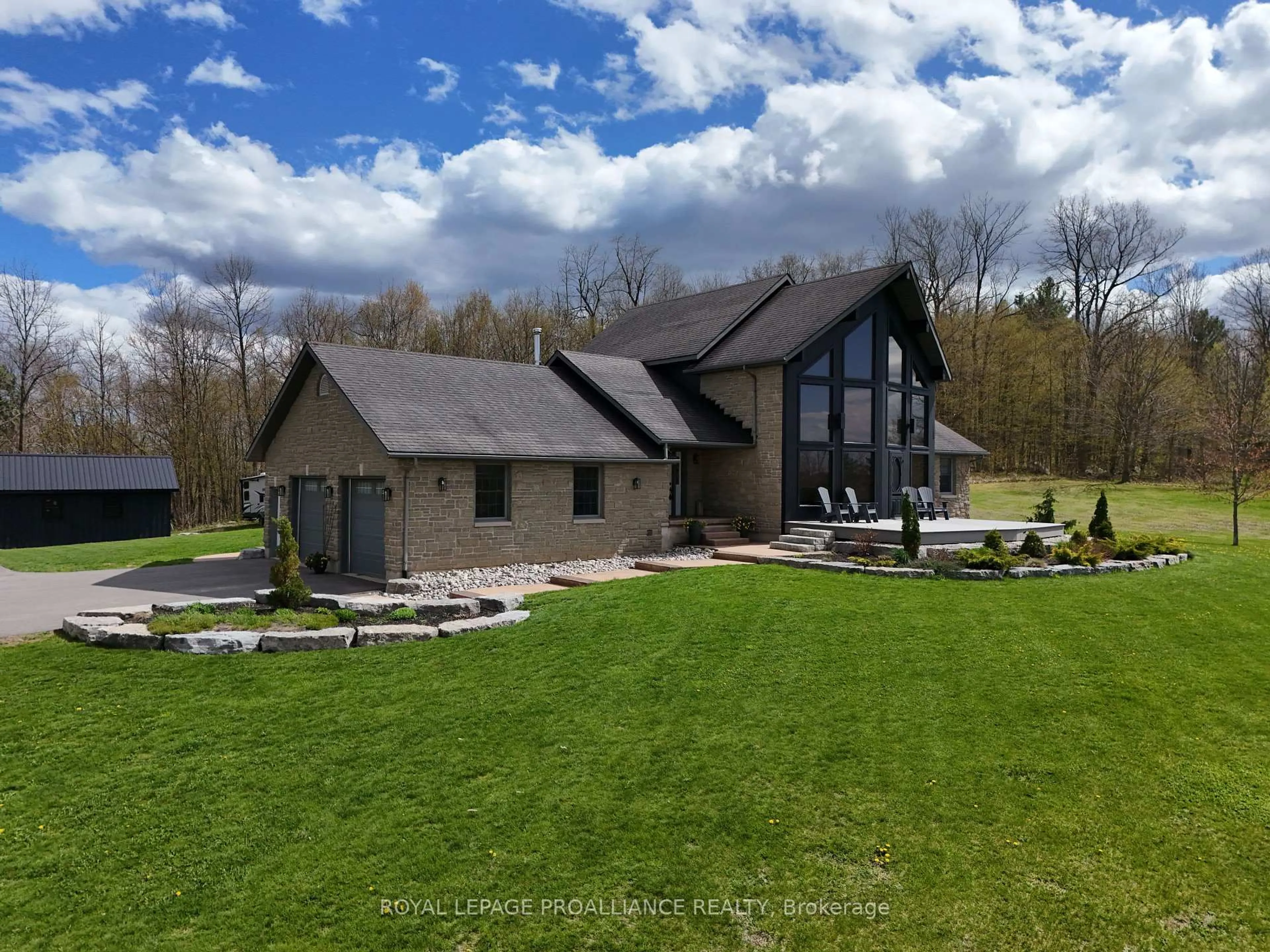 A pic from outside/outdoor area/front of a property/back of a property/a pic from drone, unknown for 418 Wilson Rd, Stirling Ontario K0K 3E0