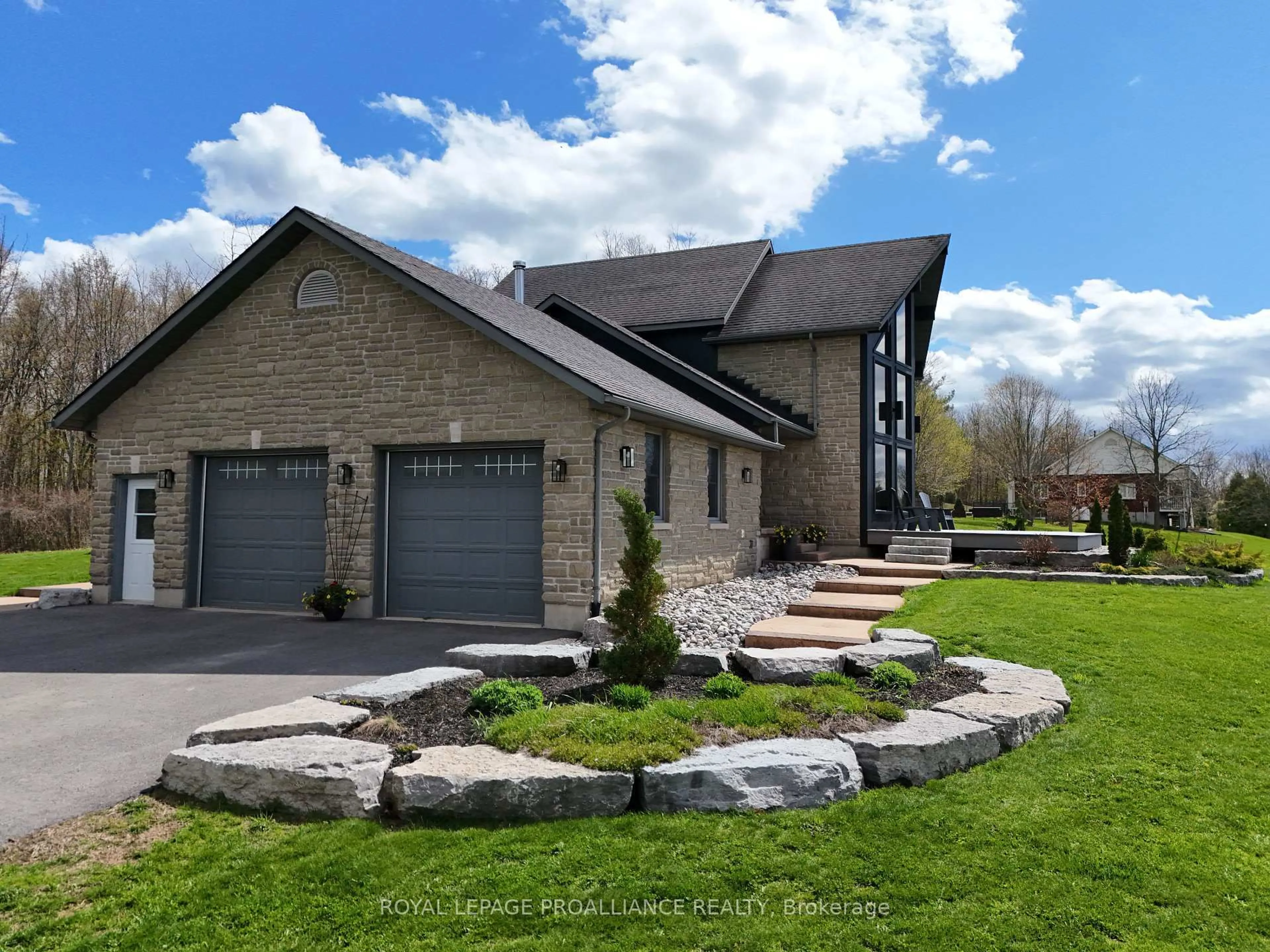 Home with brick exterior material, street for 418 Wilson Rd, Stirling Ontario K0K 3E0