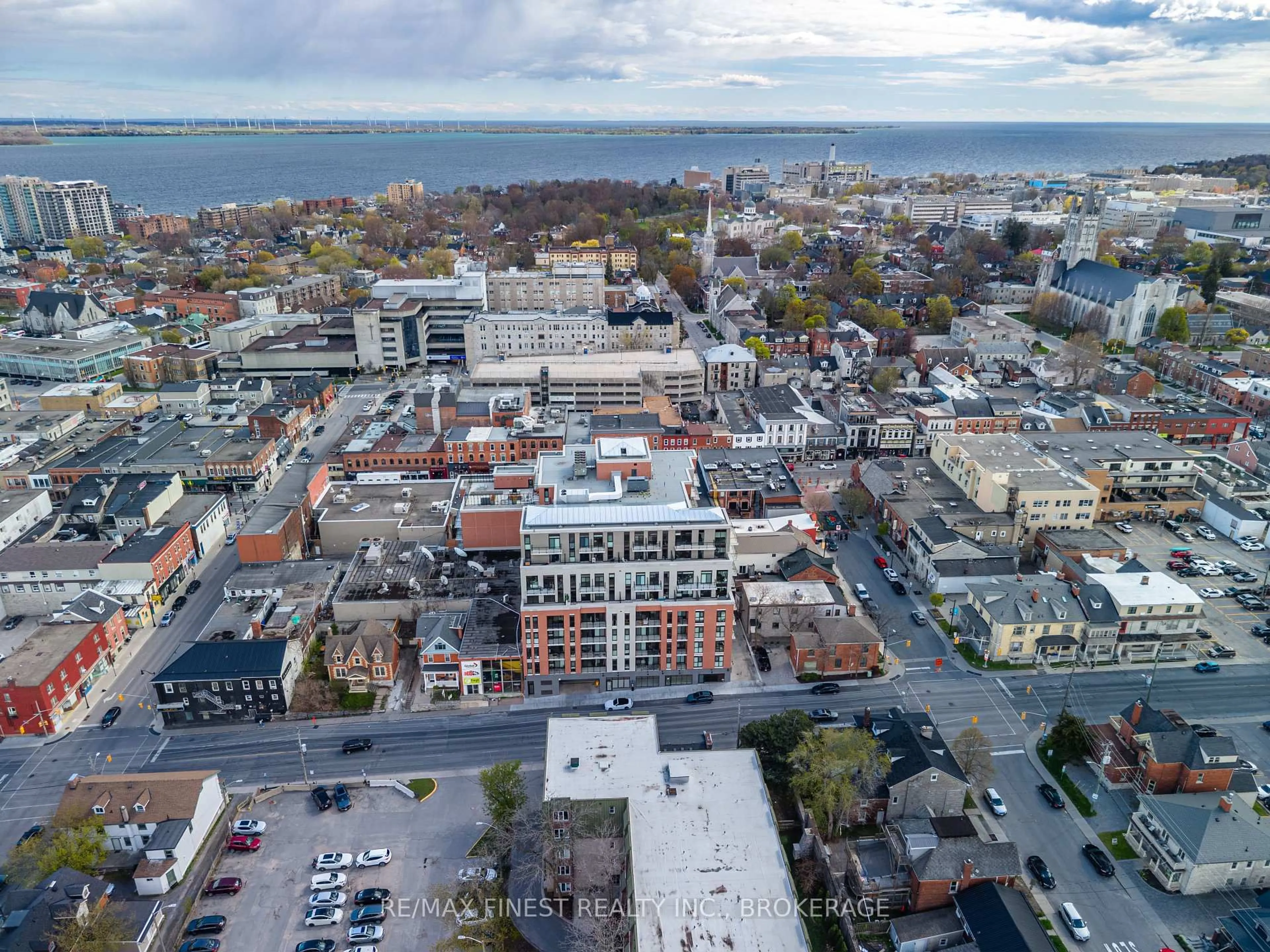 A pic from outside/outdoor area/front of a property/back of a property/a pic from drone, unknown for 223 Princess St #614, Kingston Ontario K7L 1B3