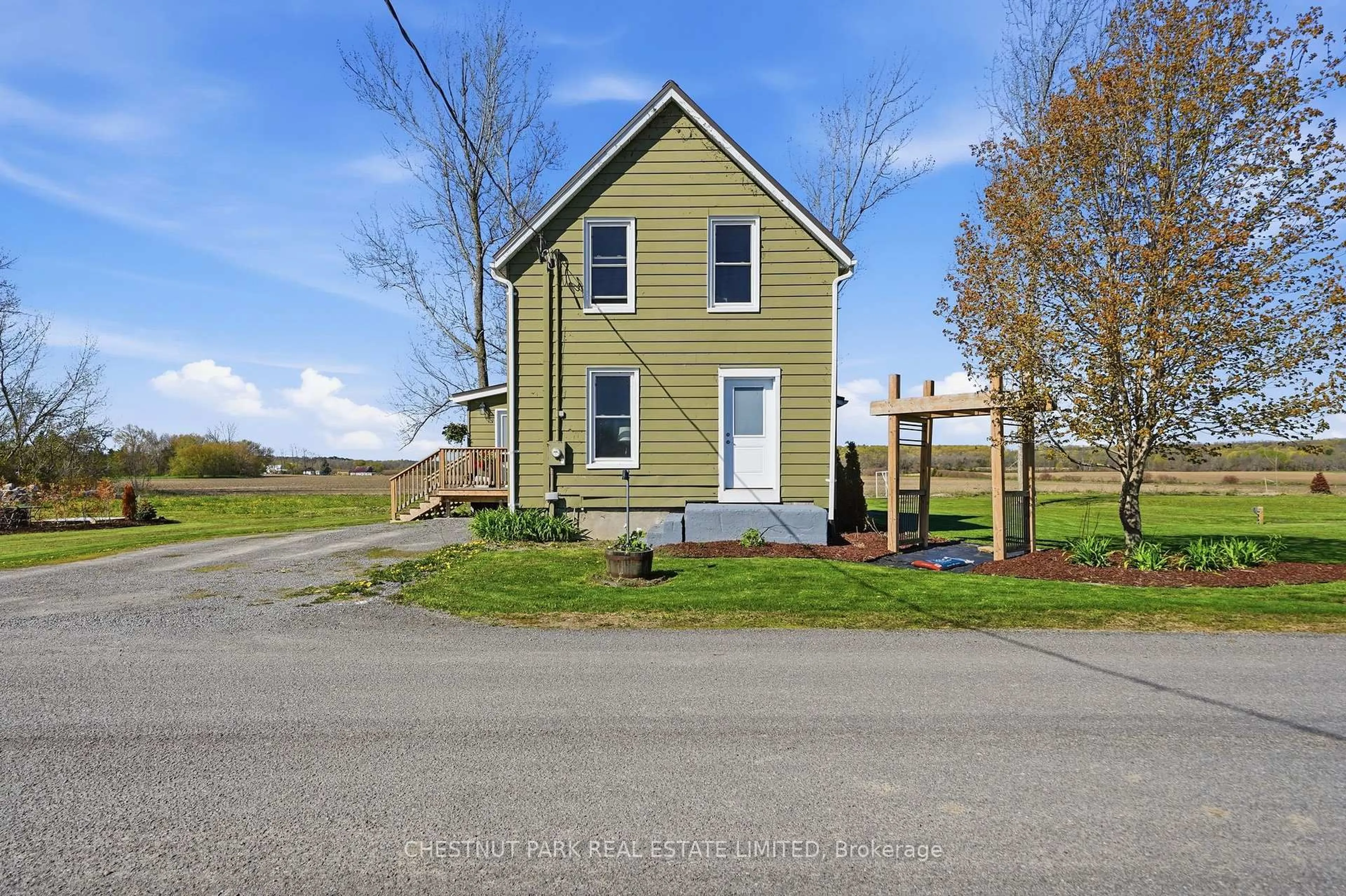 A pic from outside/outdoor area/front of a property/back of a property/a pic from drone, street for 370 Kaiser Crossroad, Prince Edward County Ontario K0K 2T0