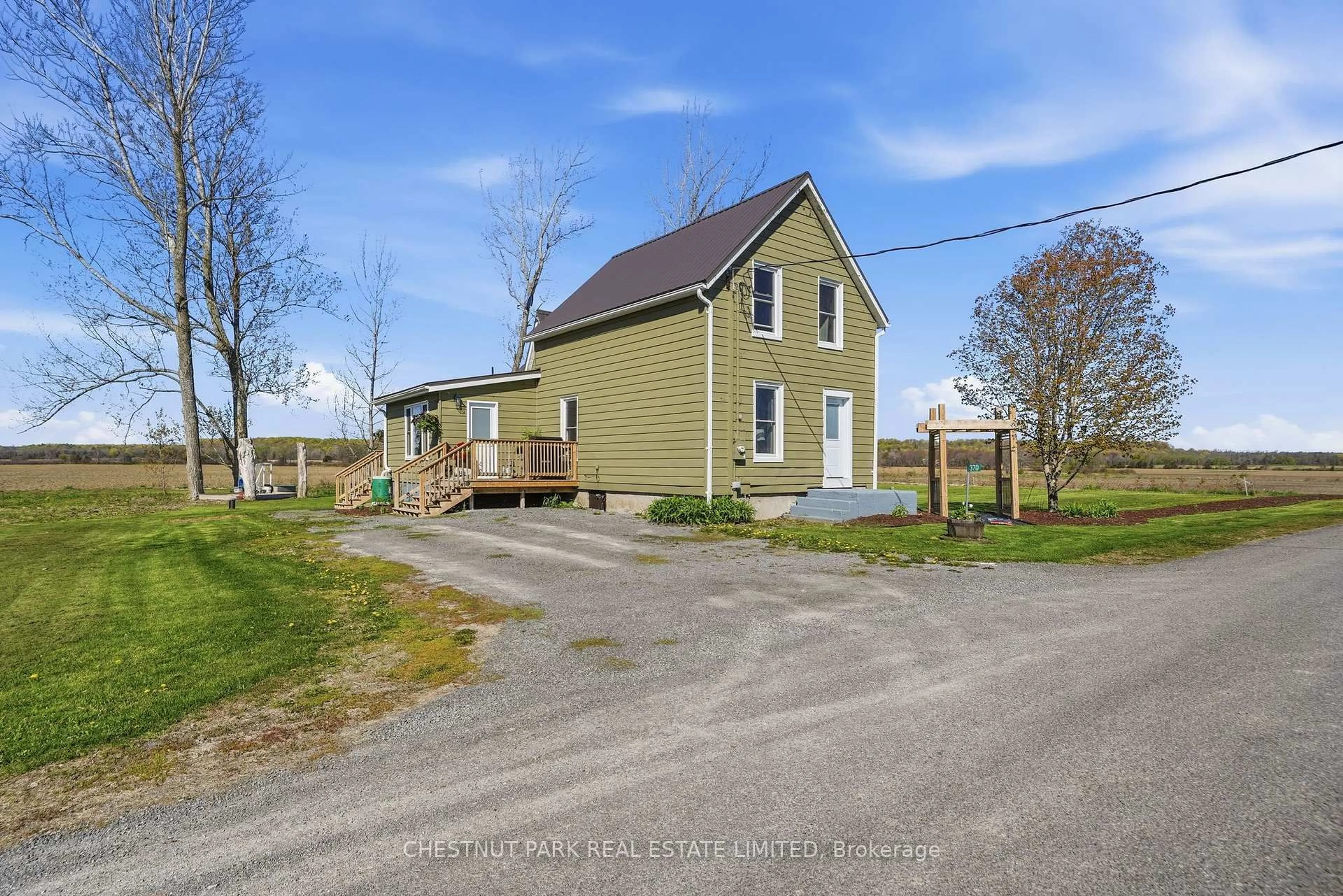 A pic from outside/outdoor area/front of a property/back of a property/a pic from drone, street for 370 Kaiser Crossroad, Prince Edward County Ontario K0K 2T0