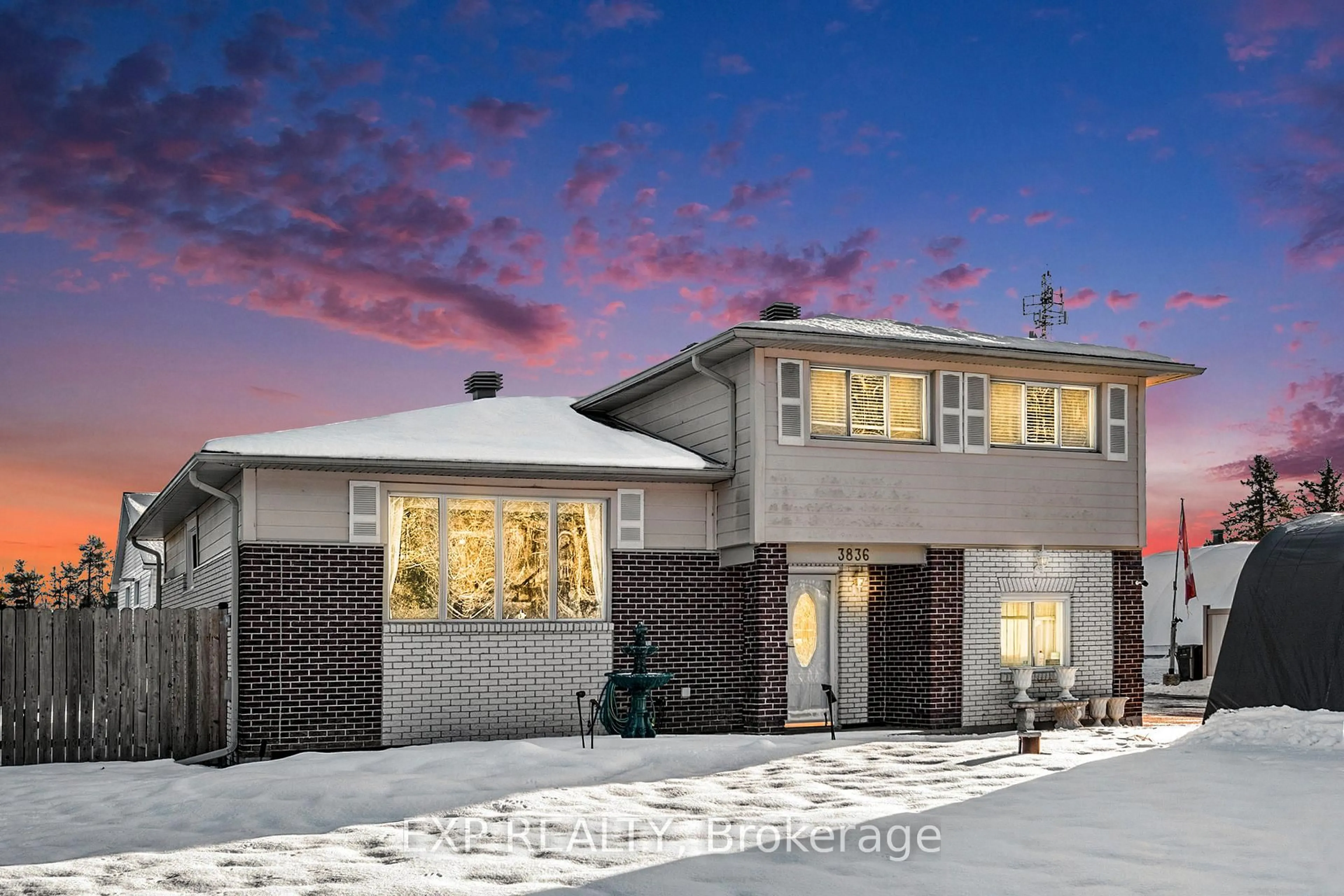 Home with brick exterior material, street for 3836 Leitrim Rd, Ottawa Ontario K1G 3N4