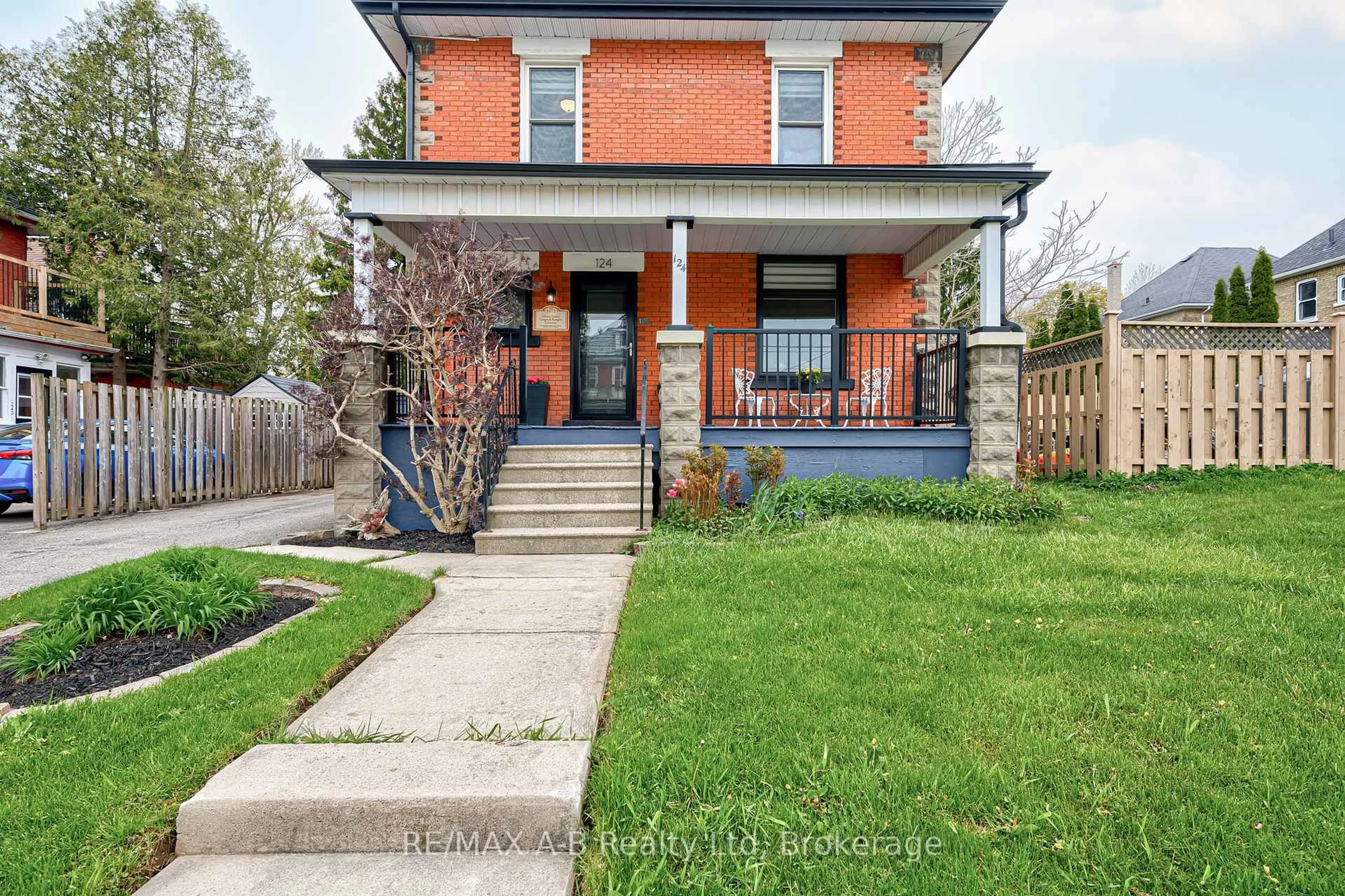 Home with brick exterior material, street for 124 Cambria St, Stratford Ontario N5A 1H3