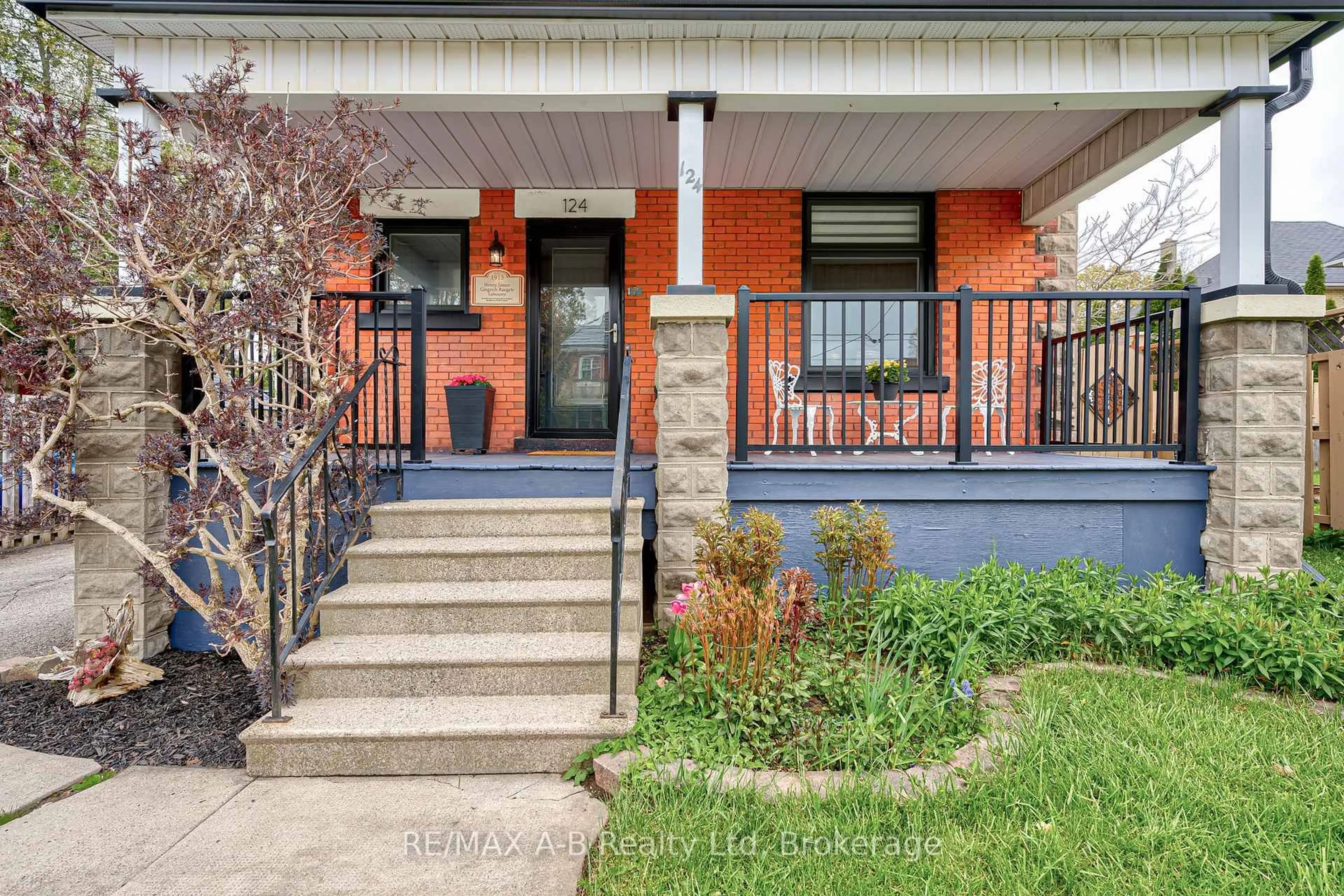 Home with brick exterior material, street for 124 Cambria St, Stratford Ontario N5A 1H3