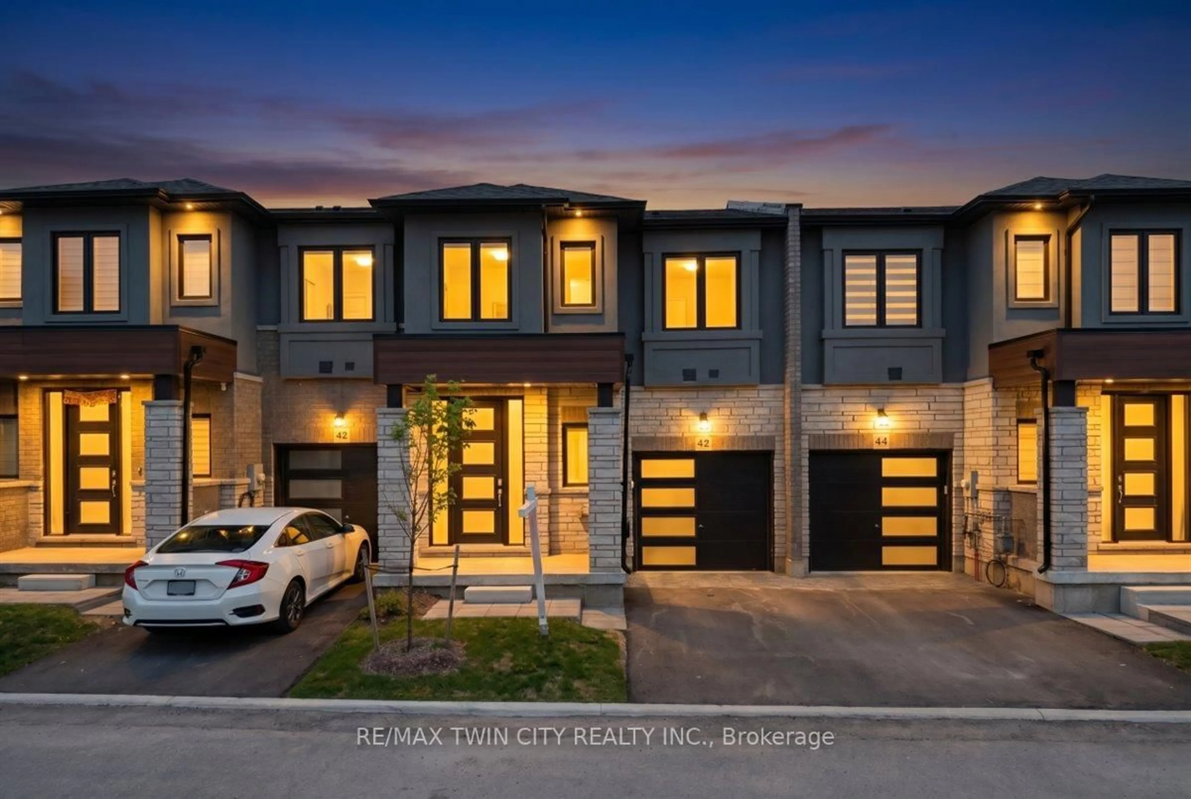 Home with brick exterior material, street for 155 Equestrian Way #43, Cambridge Ontario N3E 0E8