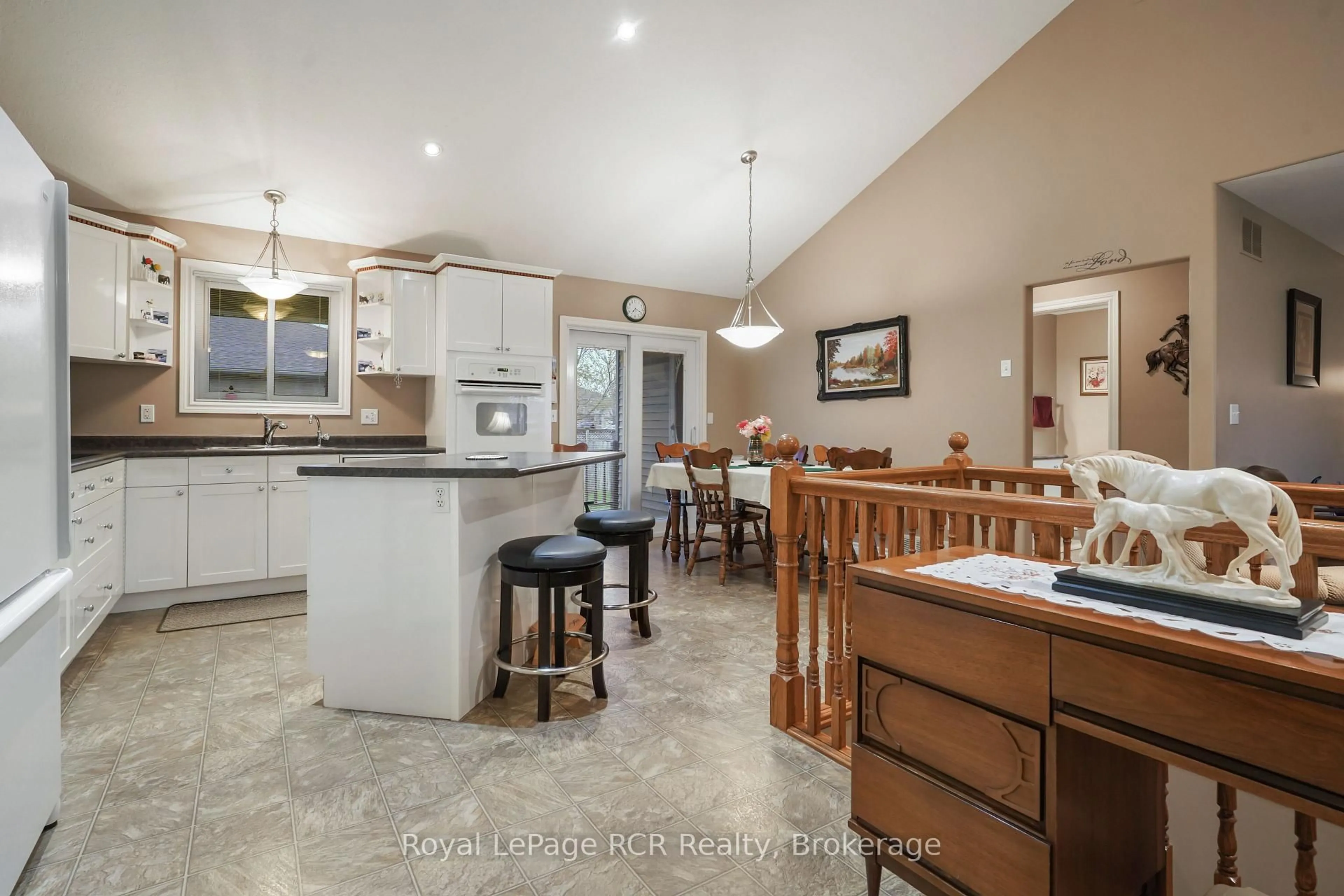 Open concept kitchen, ceramic/tile floor for 570 Reserve Ave, North Perth Ontario N4W 2L1