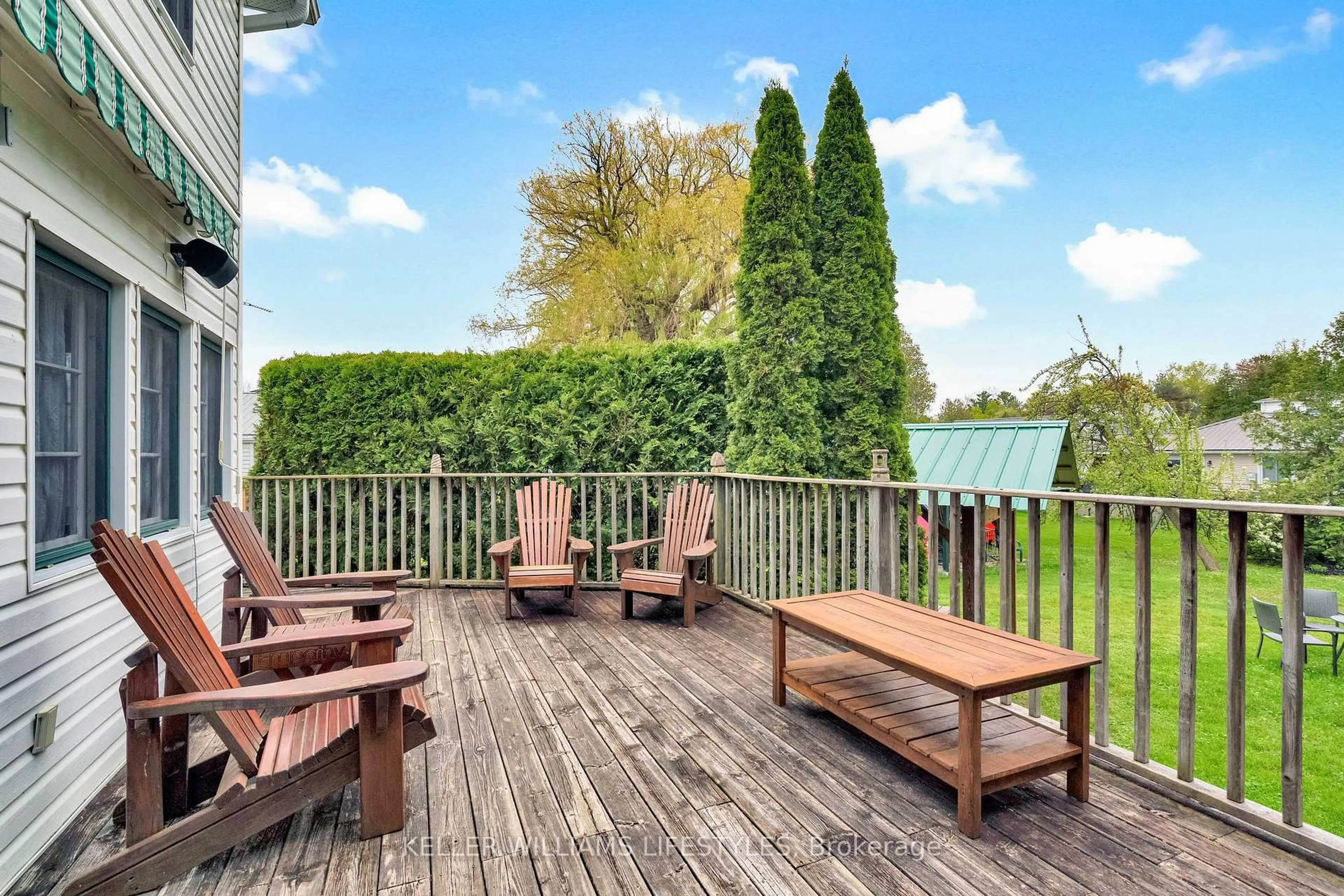 Patio, water/lake/river/ocean view for 6493 West Parkway Dr, Lambton Shores Ontario N0N 1J2