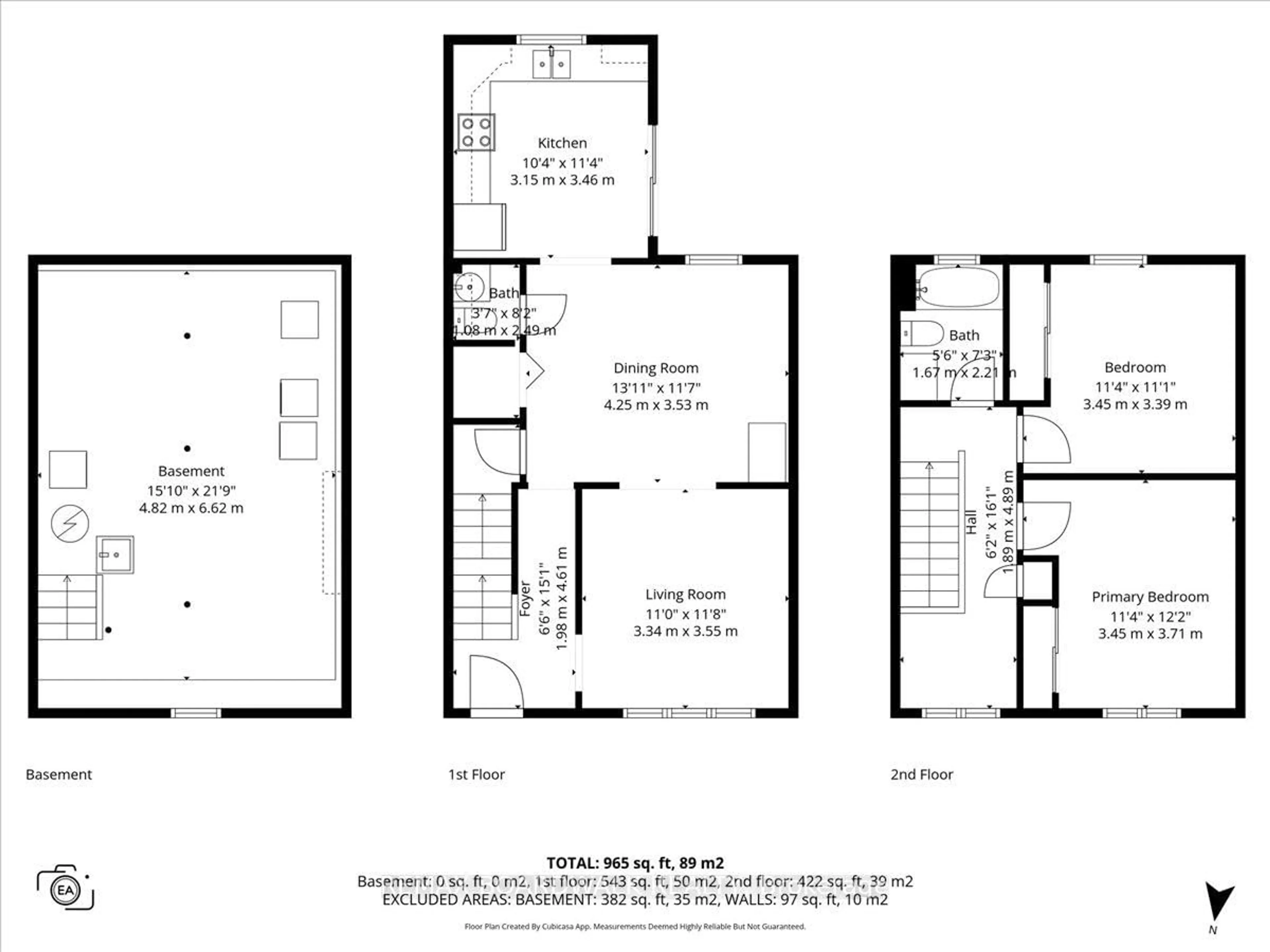 Floor plan for 204- 206 Jeanne Mance St, Ottawa Ontario K1L 6M2