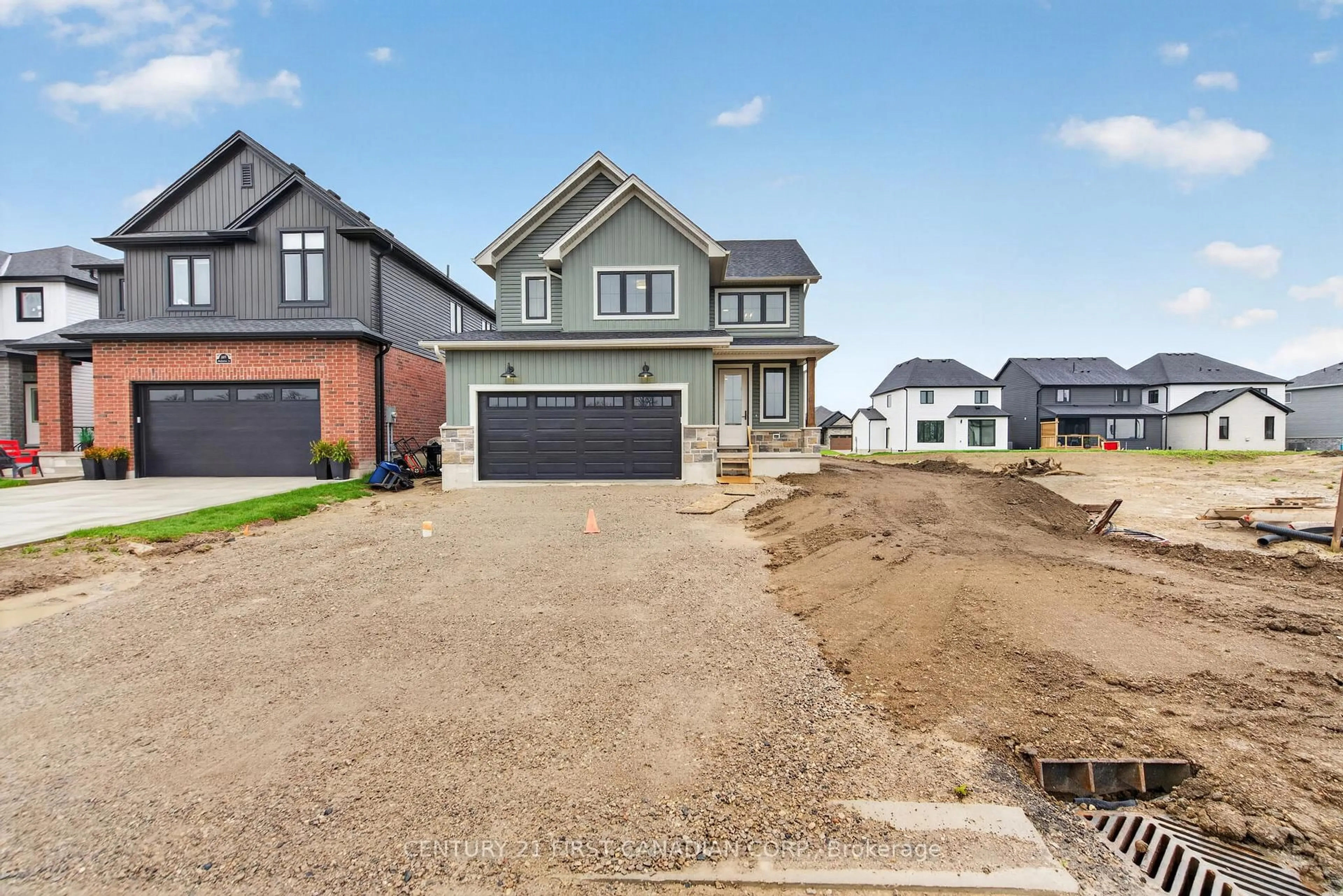 Home with brick exterior material, street for 107 Sheldabren St, North Middlesex Ontario N0M 1A0