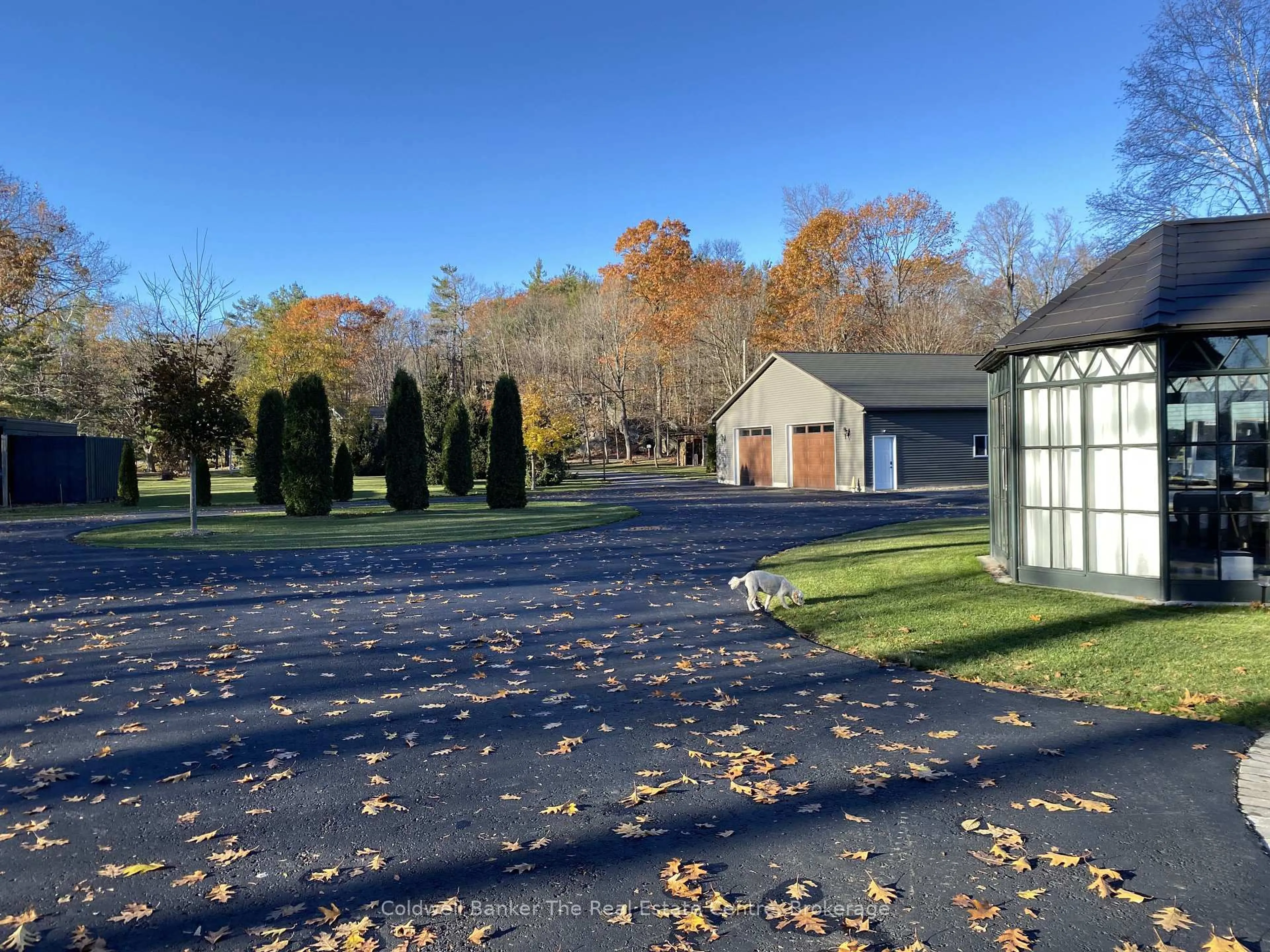 A pic from outside/outdoor area/front of a property/back of a property/a pic from drone, unknown for 1012 Green Gables Rd, Minden Hills Ontario K0A 2L1