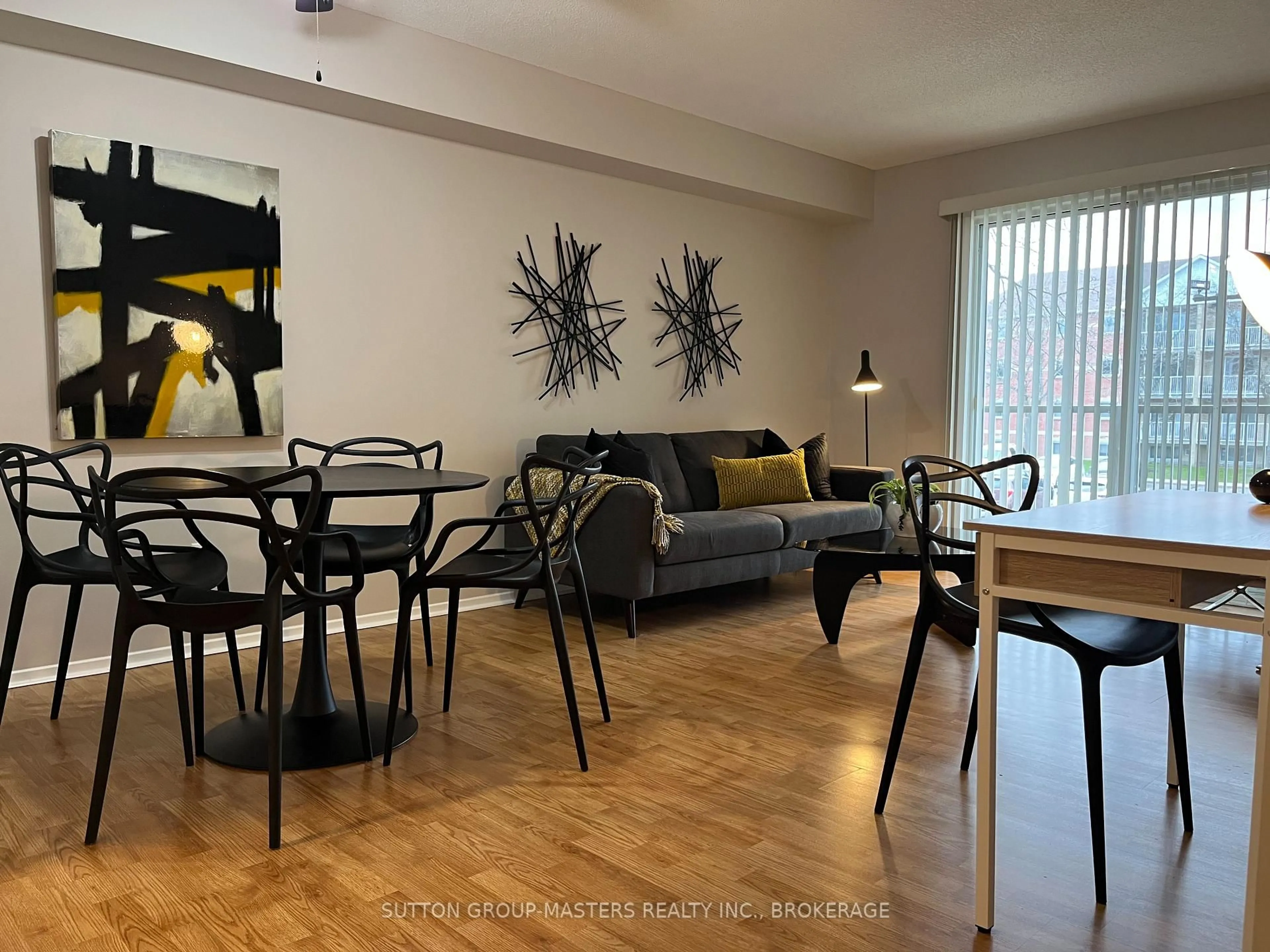 Living room with furniture, wood/laminate floor for 310 KINGSDALE Ave #208, Kingston Ontario K7M 8S1