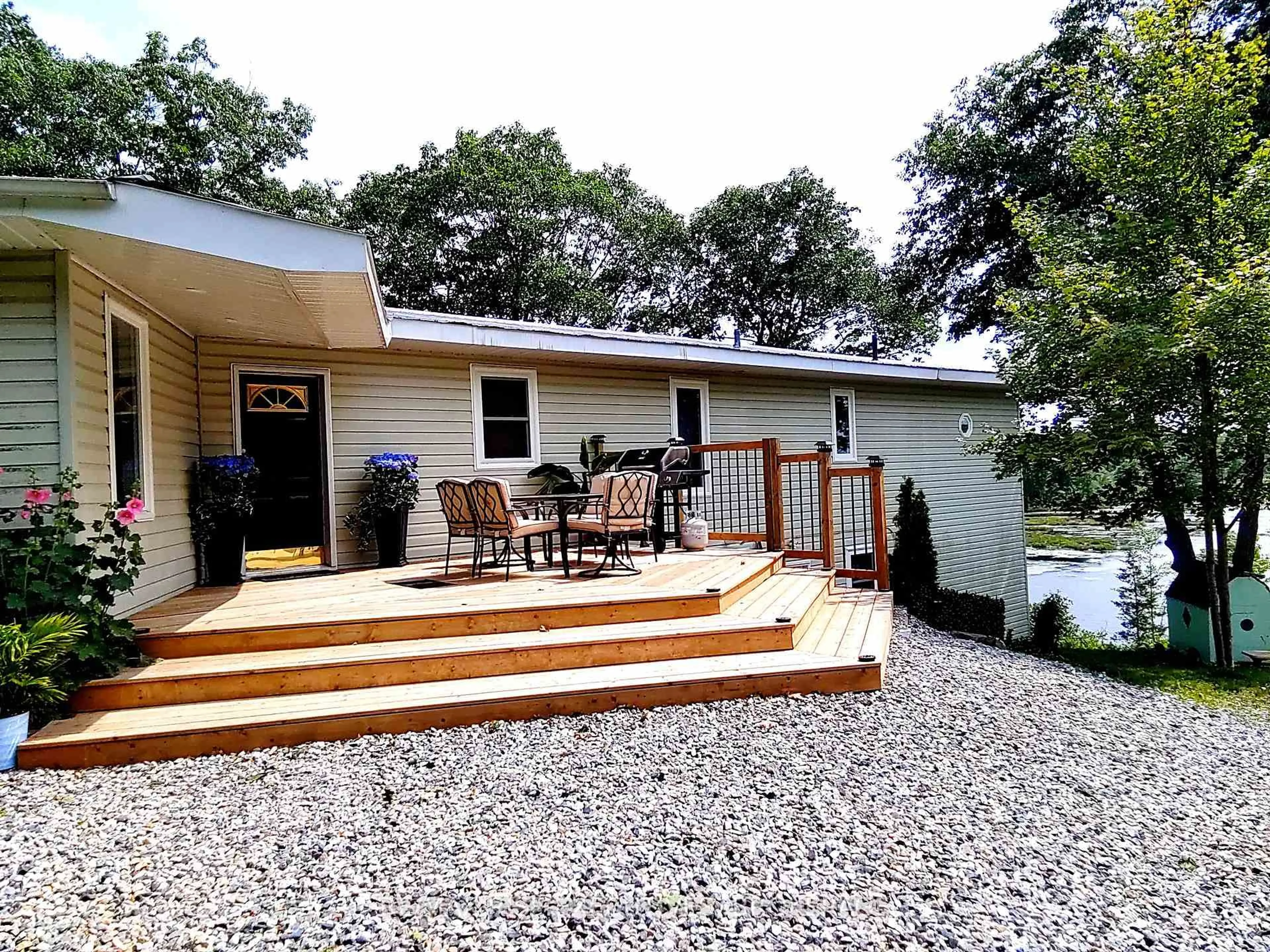 Patio, water/lake/river/ocean view for 1365 FOURTH LAKE Rd, Parham Ontario K0H 2K0