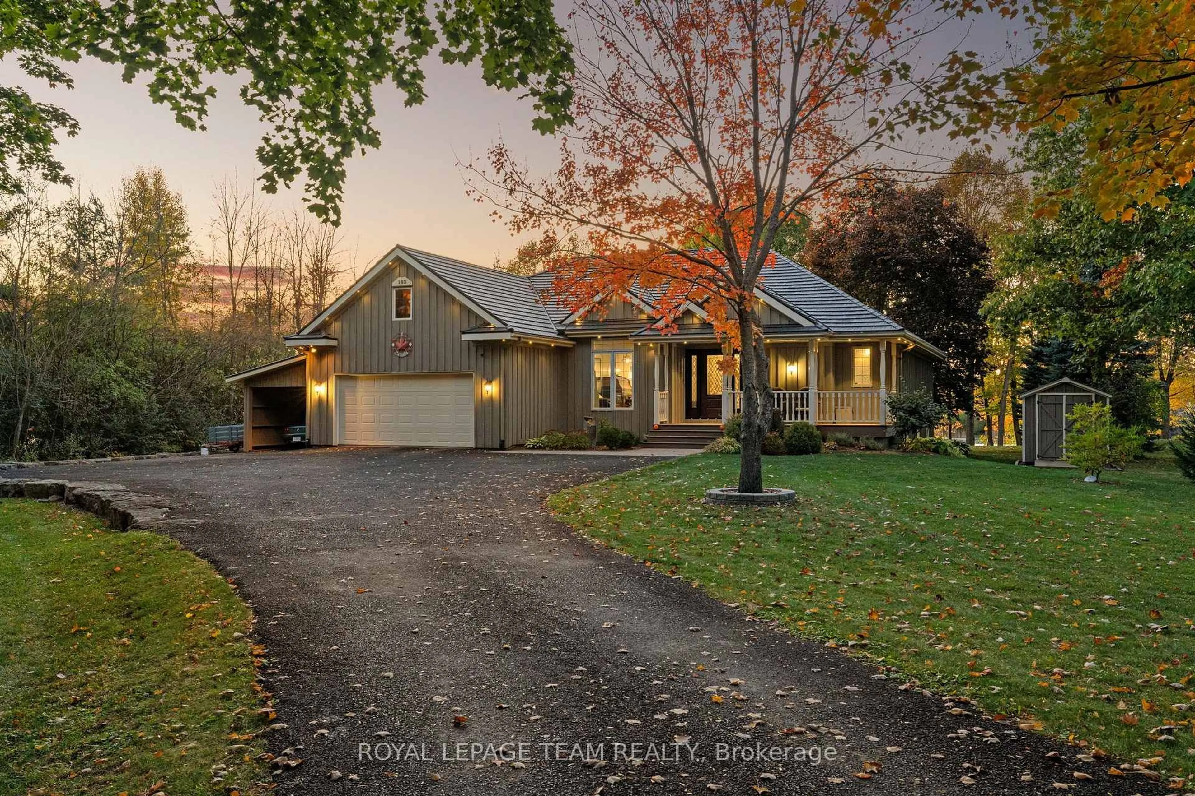 A pic from outside/outdoor area/front of a property/back of a property/a pic from drone, street for 185 Wolford Dr, Merrickville-Wolford Ontario K0G 1N0