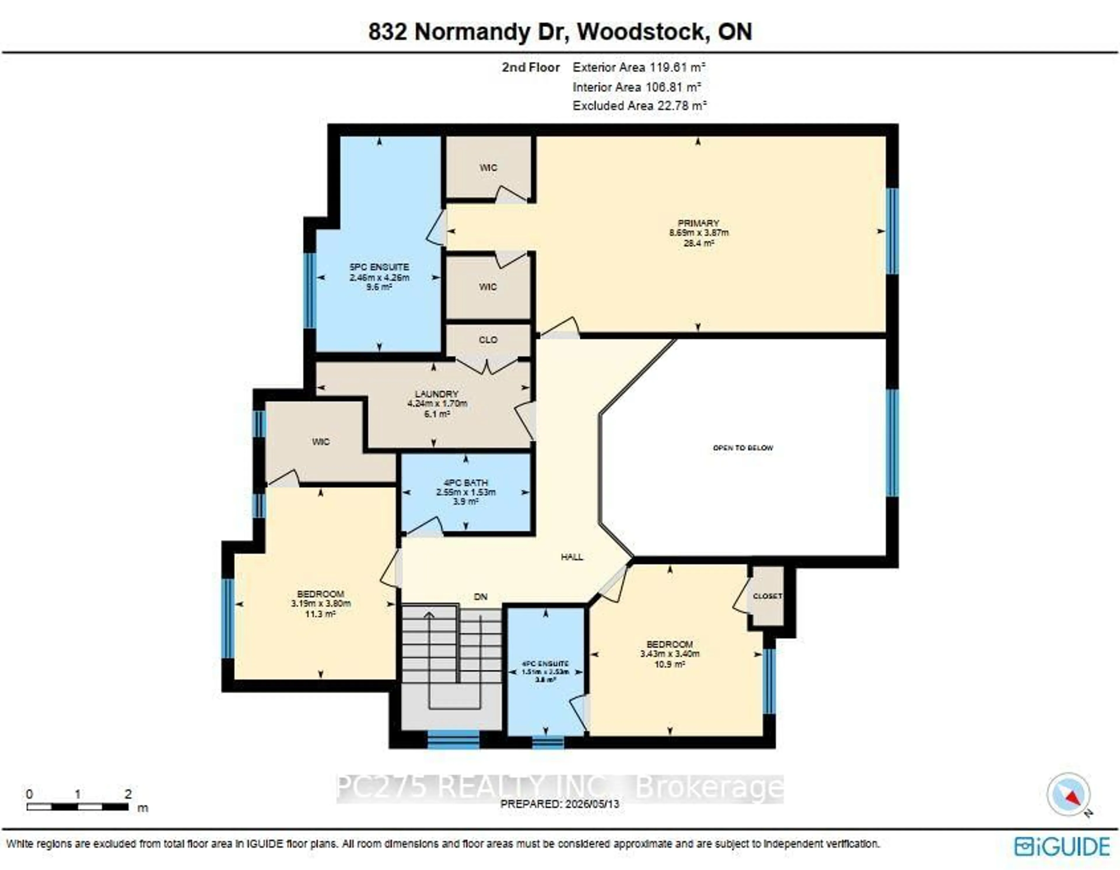 Floor plan for 832 Normandy Dr, Woodstock Ontario L4T 0E6