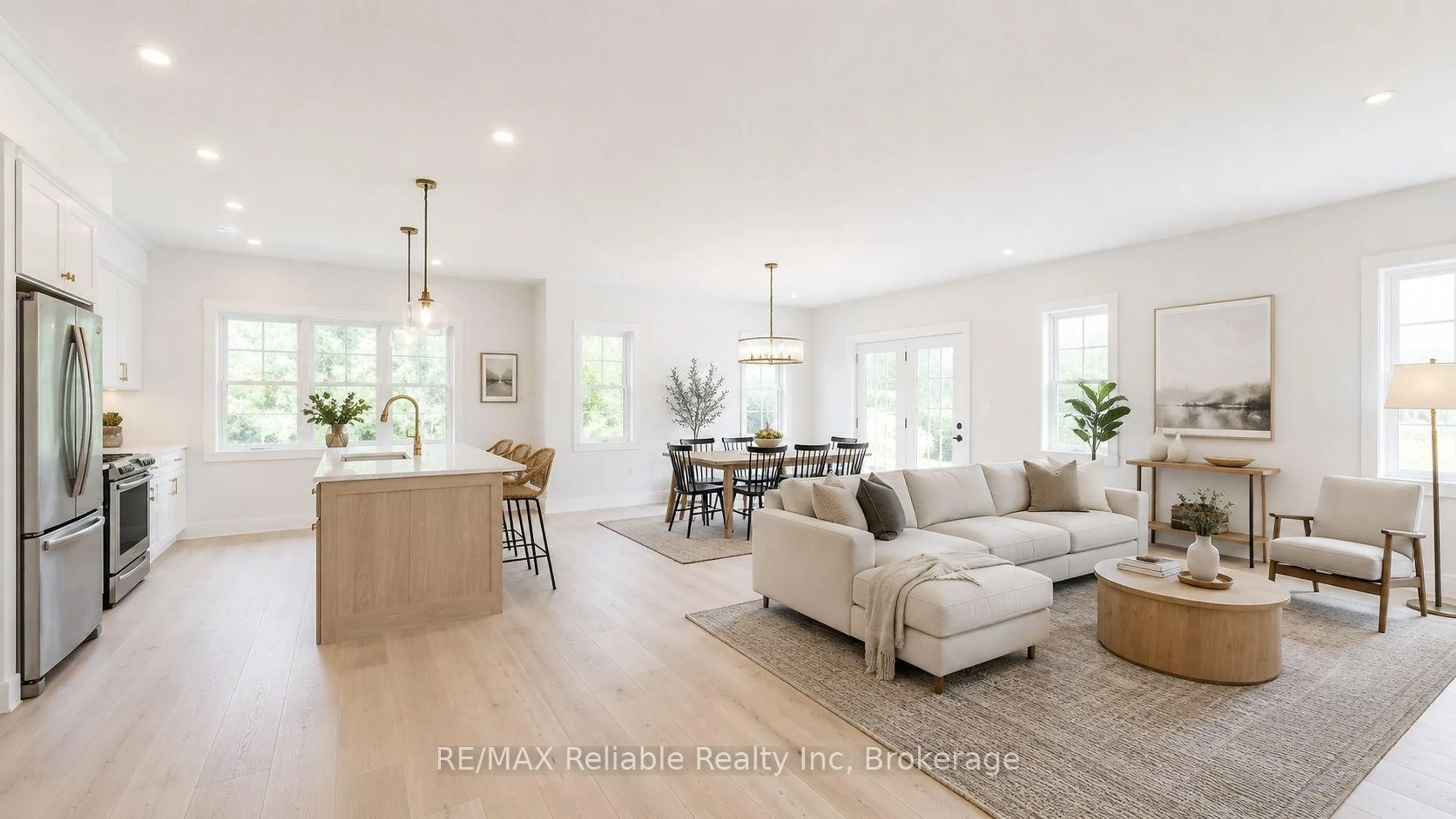 Open concept kitchen, unknown for 2 Thimbleweed Dr, Bluewater Ontario N0M 1G0