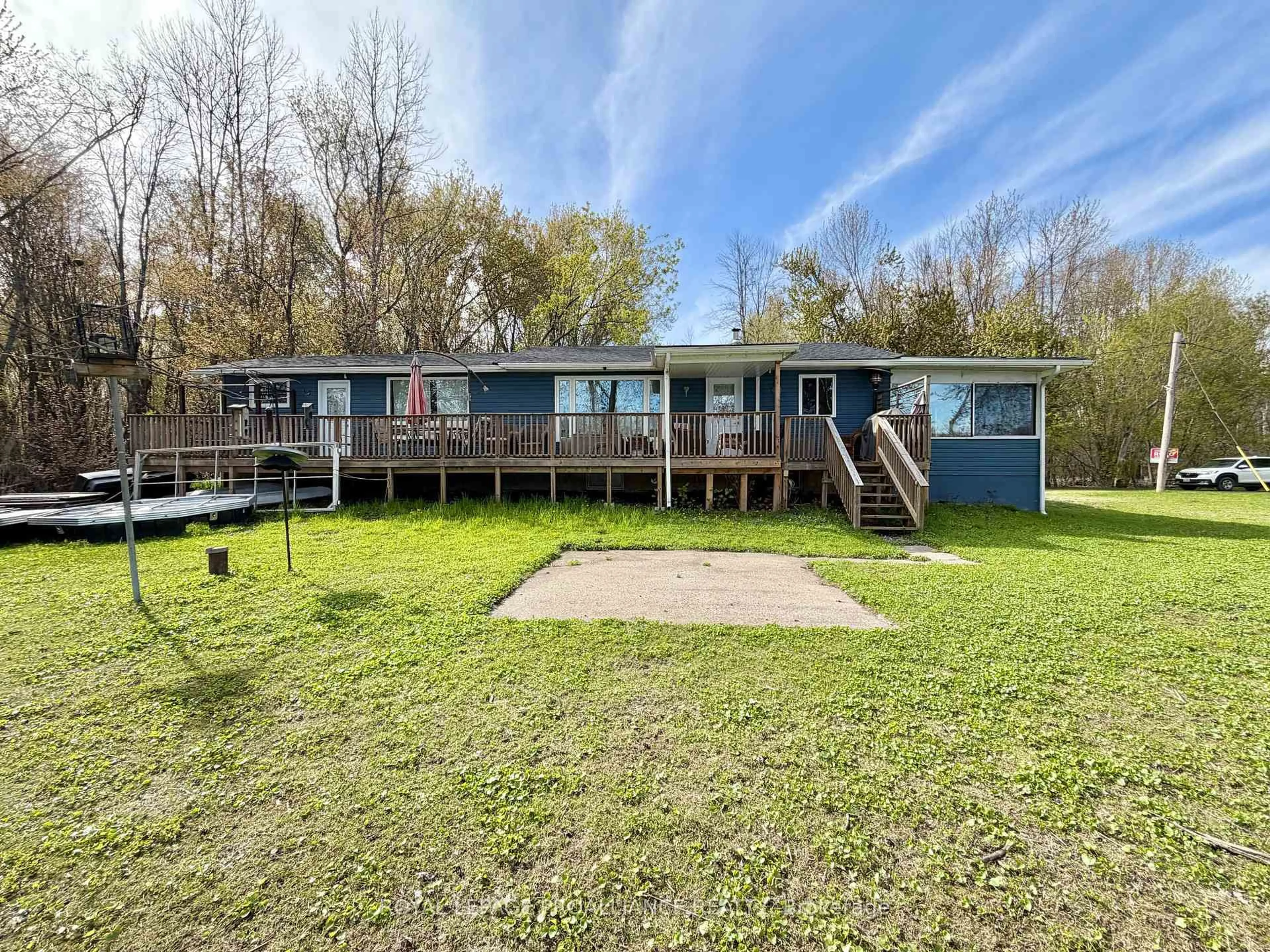 A pic from outside/outdoor area/front of a property/back of a property/a pic from drone, water/lake/river/ocean view for 105 Sanctuary Lane, Quinte West Ontario K0K 2B0