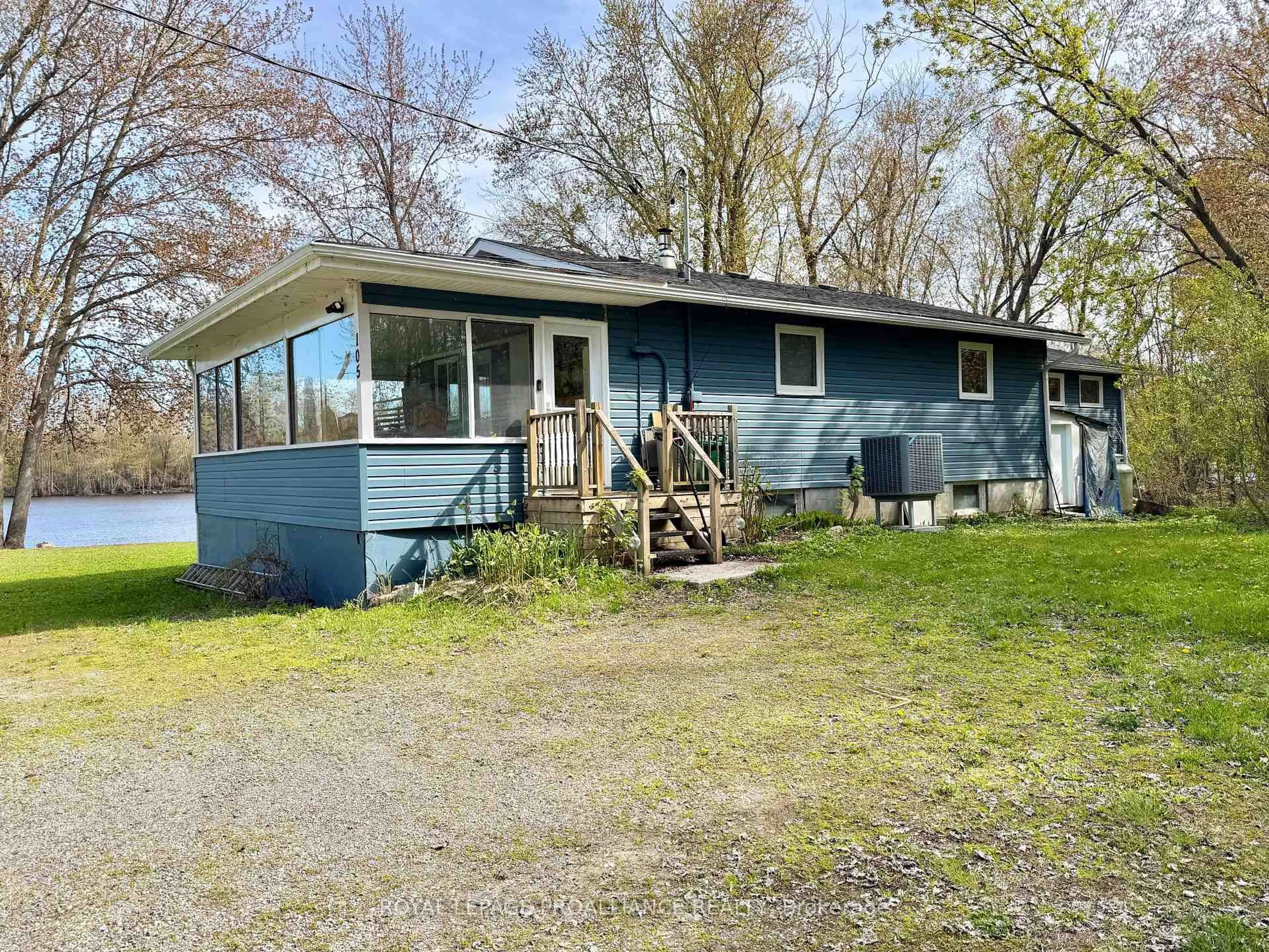 A pic from outside/outdoor area/front of a property/back of a property/a pic from drone, street for 105 Sanctuary Lane, Quinte West Ontario K0K 2B0