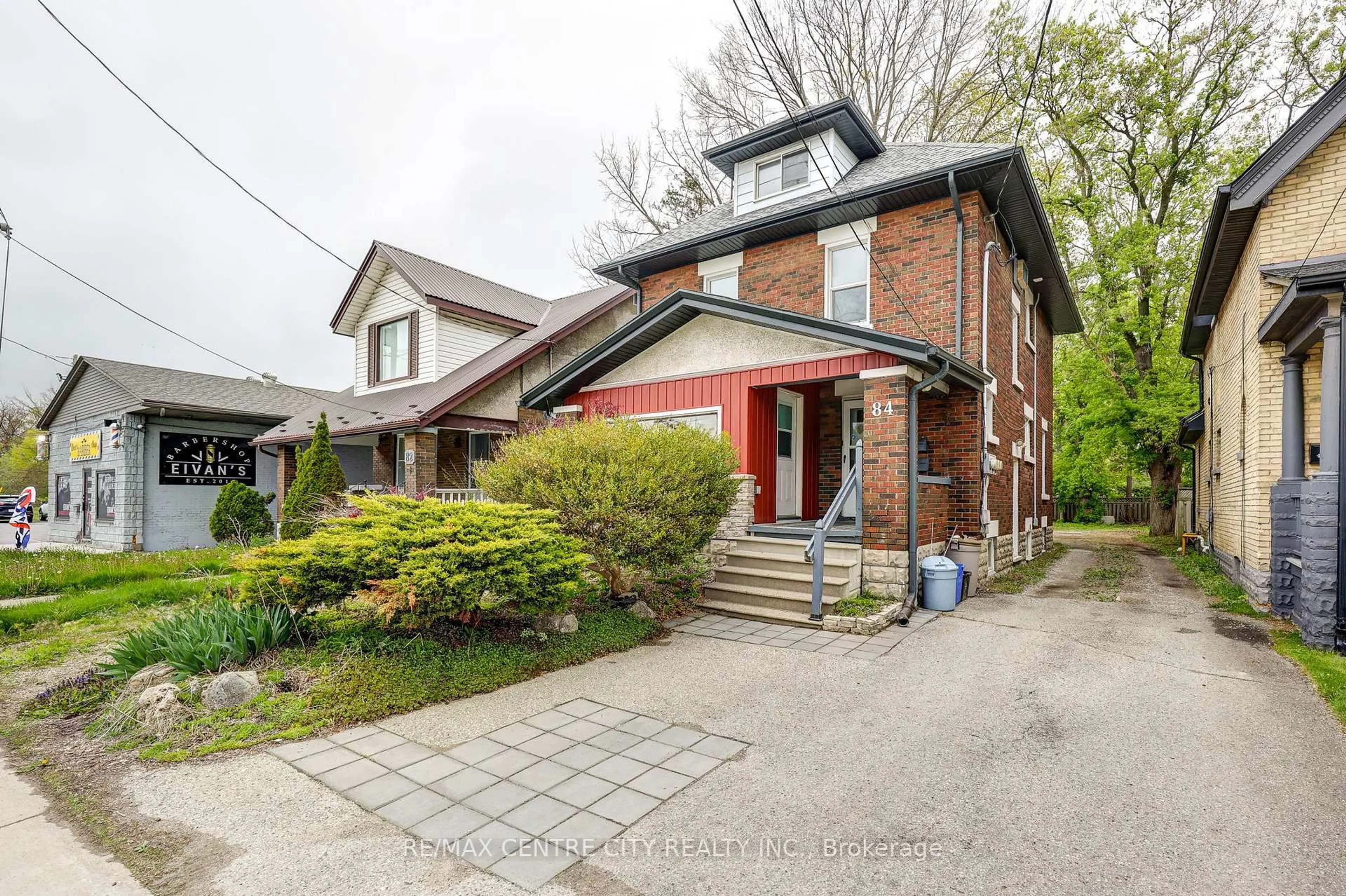 Home with brick exterior material, street for 84 Wharncliffe Rd, London South Ontario N6J 2K1
