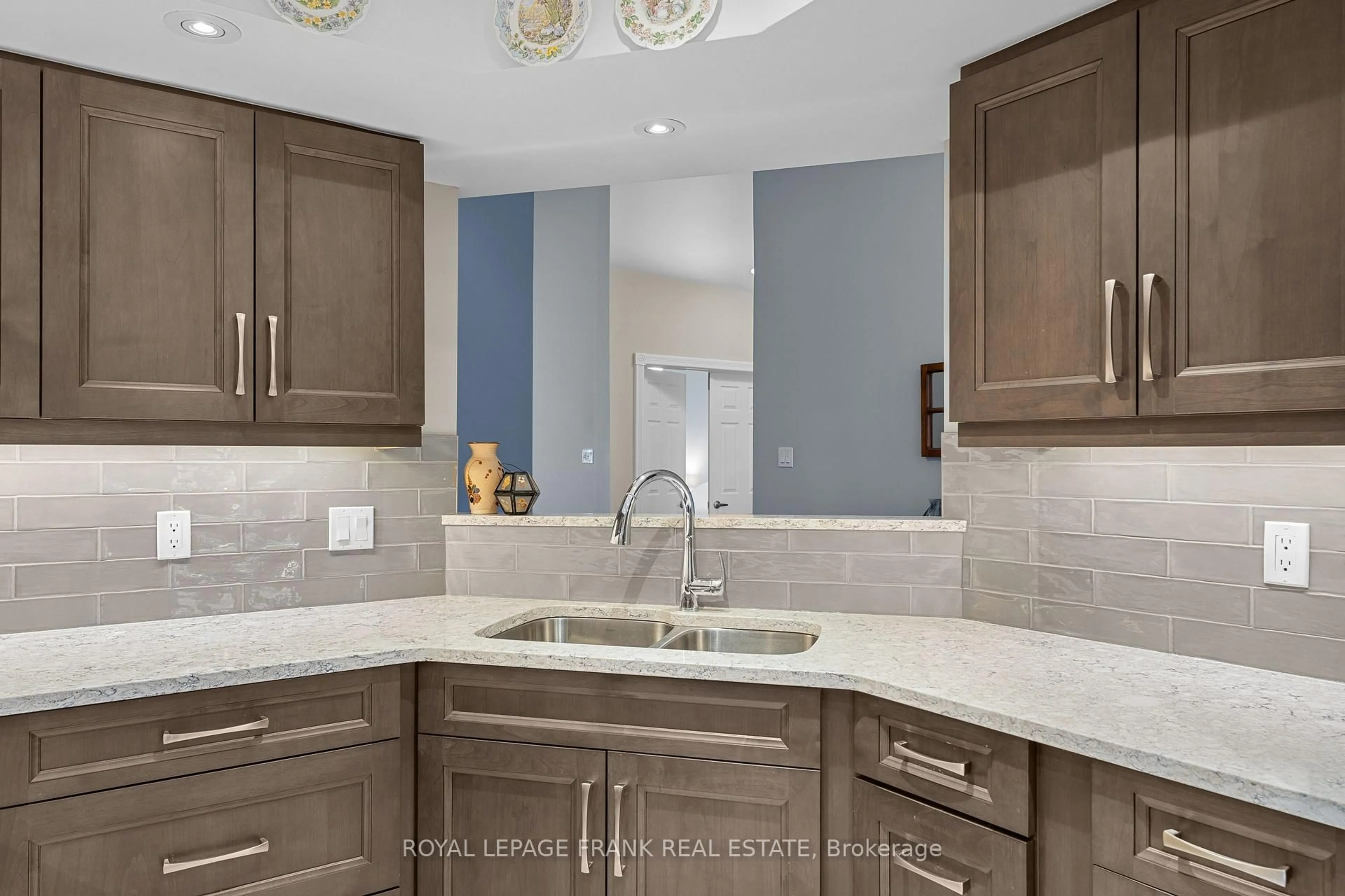 Contemporary kitchen, ceramic/tile floor for 1 Sherwood St #403, Kawartha Lakes Ontario K0M 1A0