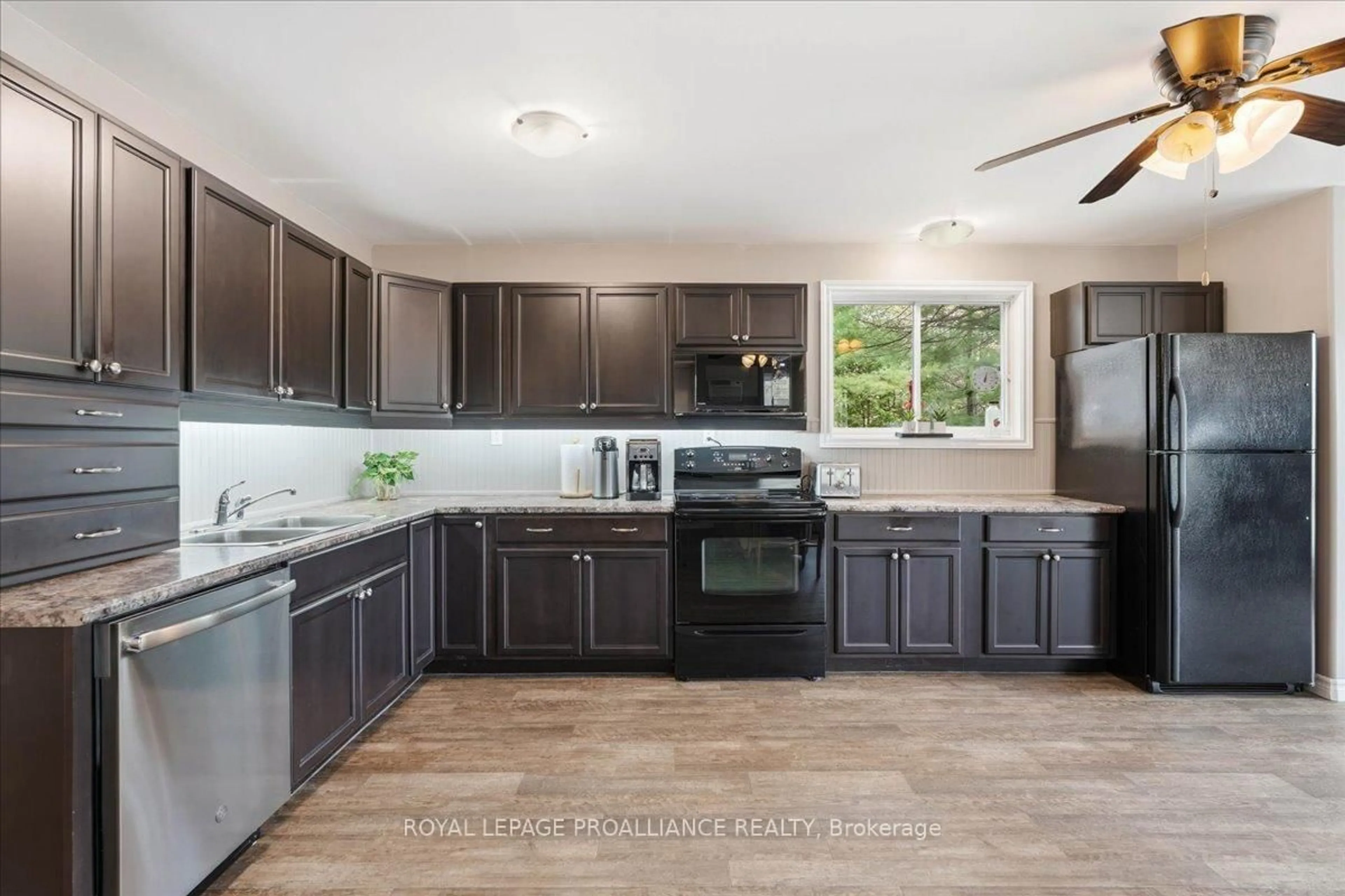 Open concept kitchen, ceramic/tile floor for 606 Black River Rd, Tweed Ontario K0K 3J0