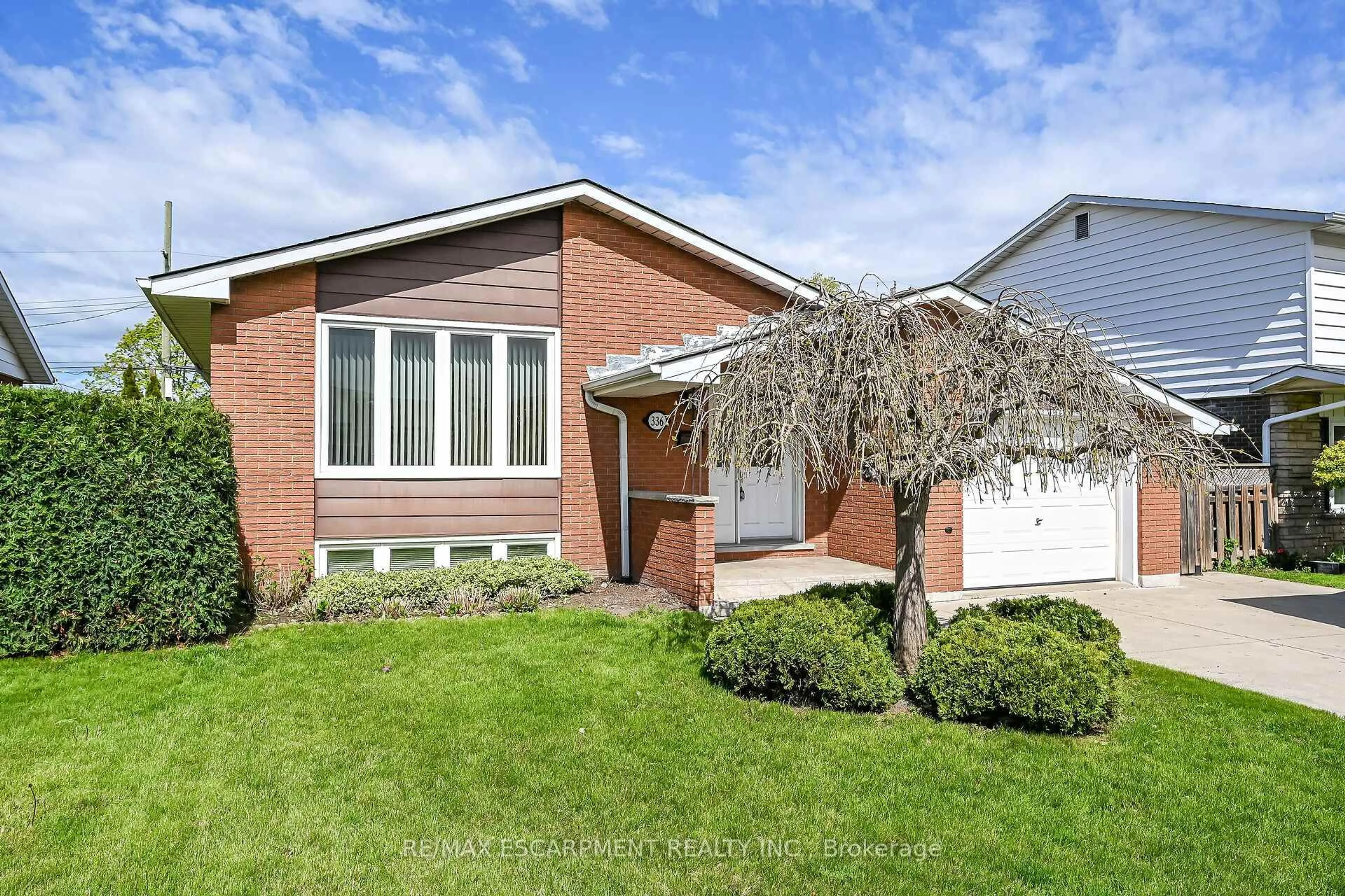 Home with brick exterior material, street for 336 Montmorency Dr, Hamilton Ontario L8K 5H4