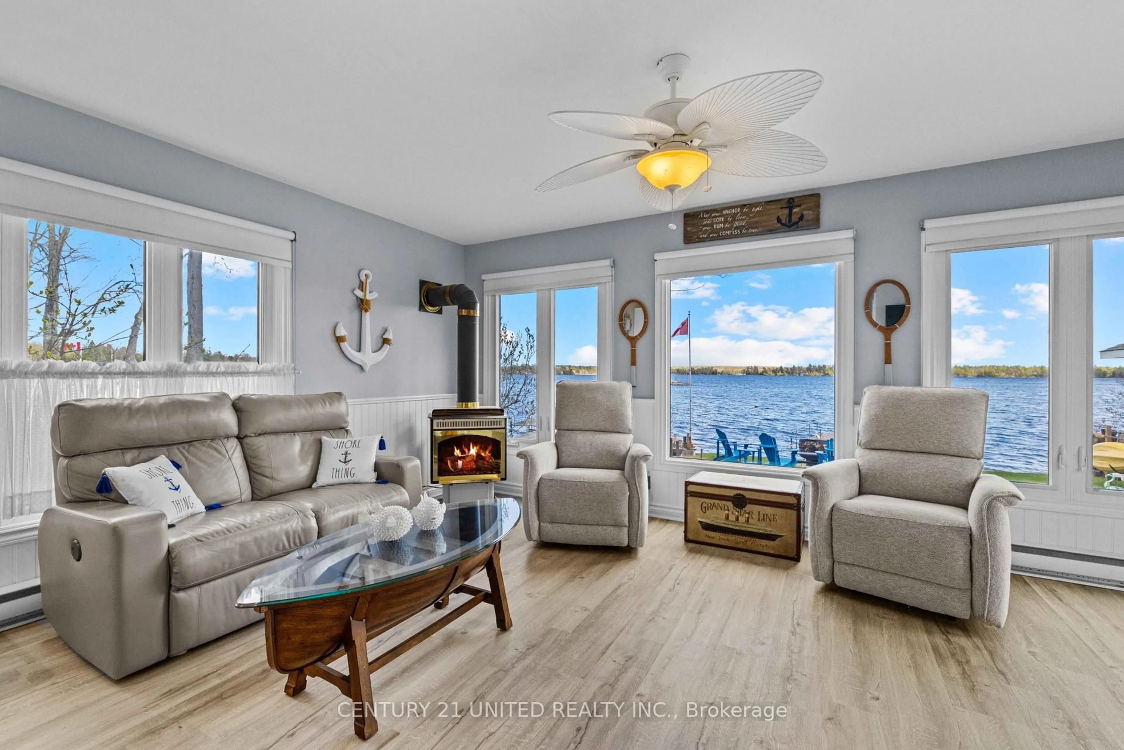 Living room with furniture, unknown for 31 Fire Route 28, North Kawartha Ontario K0L 2H0