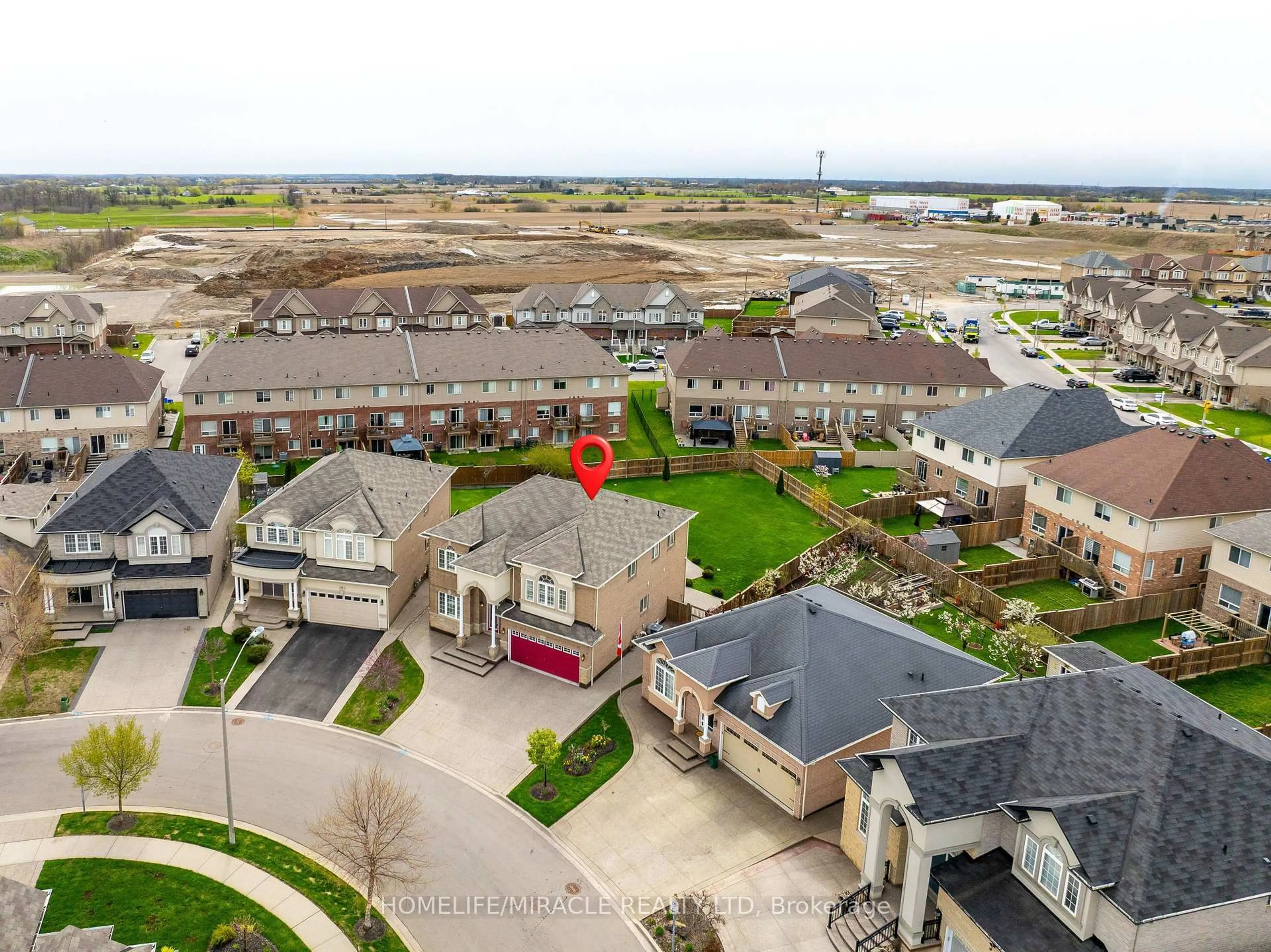 A pic from outside/outdoor area/front of a property/back of a property/a pic from drone, unknown for 267 Penny Lane, Hamilton Ontario L8J 0E5