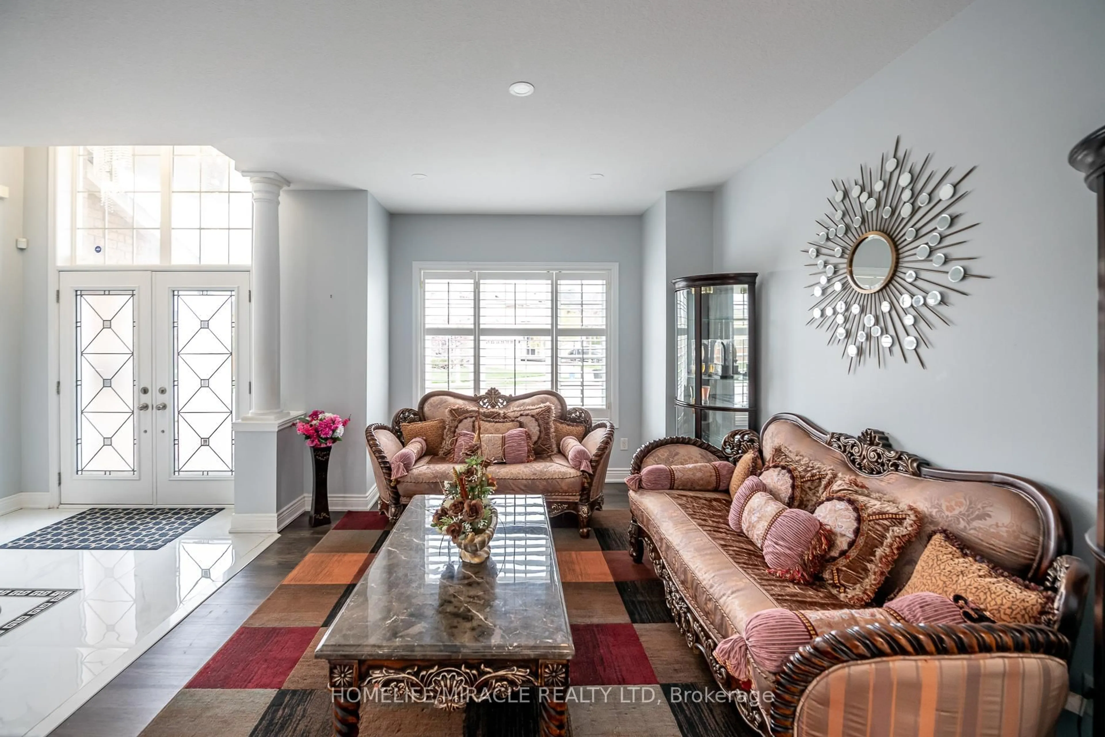 Living room with furniture, ceramic/tile floor for 267 Penny Lane, Hamilton Ontario L8J 0E5