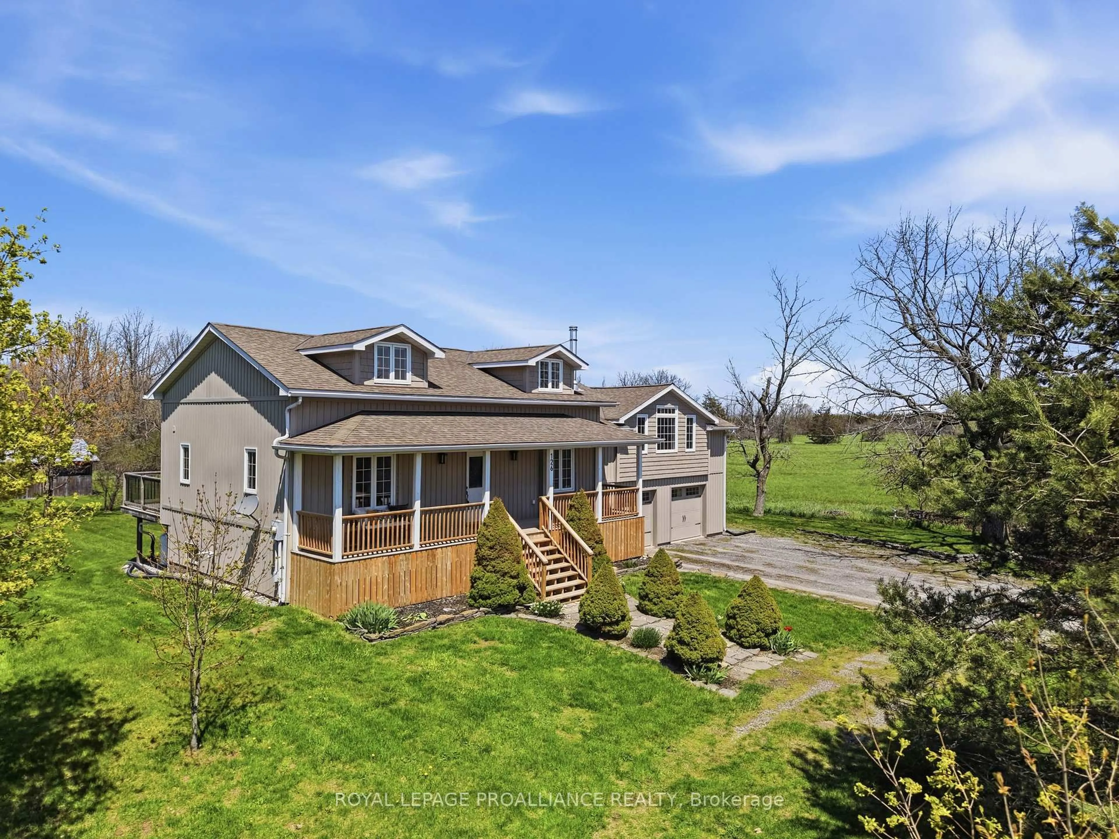 A pic from outside/outdoor area/front of a property/back of a property/a pic from drone, unknown for 126 Salem Rd, Prince Edward County Ontario K0K 1A0