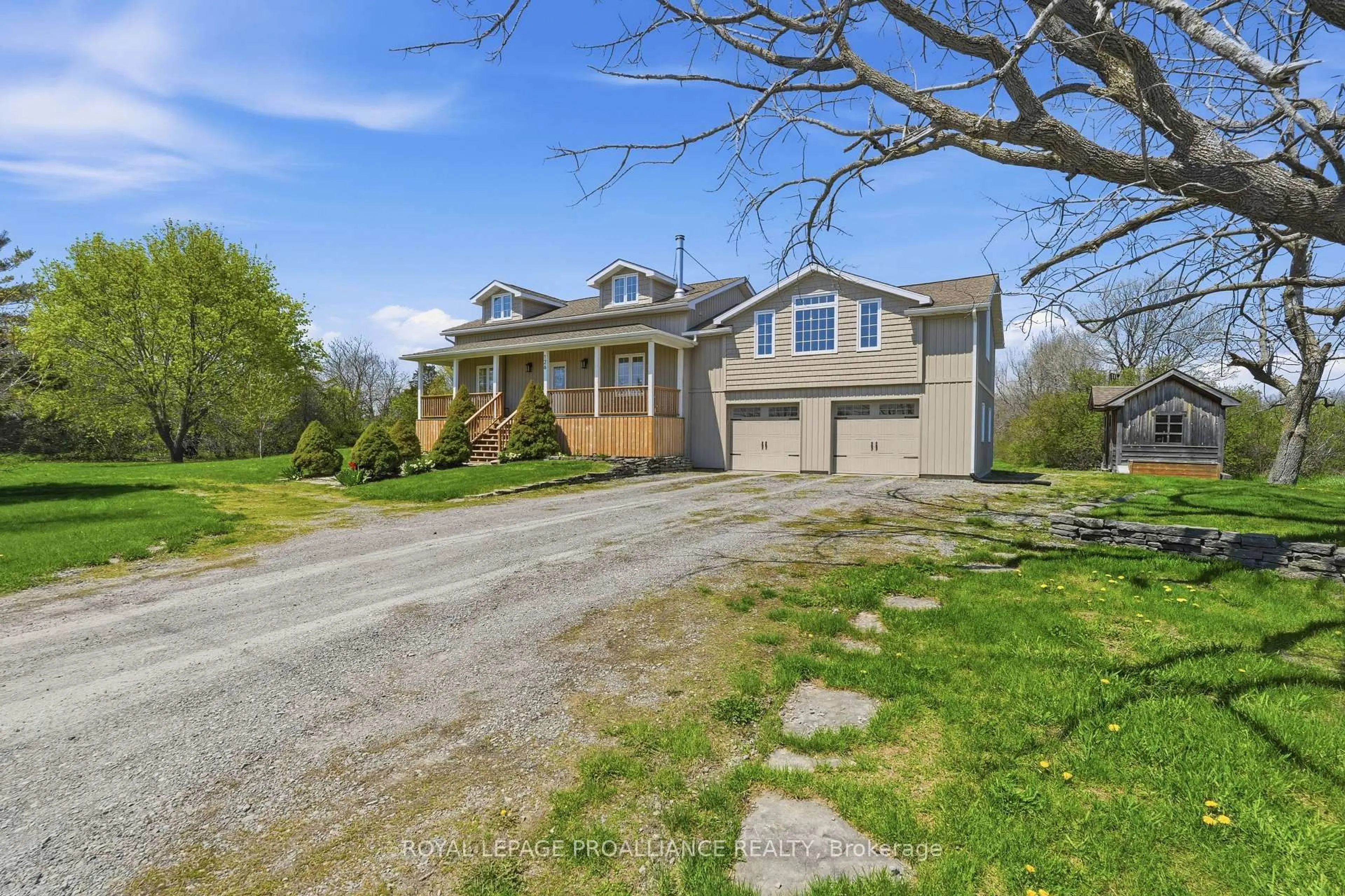 A pic from outside/outdoor area/front of a property/back of a property/a pic from drone, street for 126 Salem Rd, Prince Edward County Ontario K0K 1A0