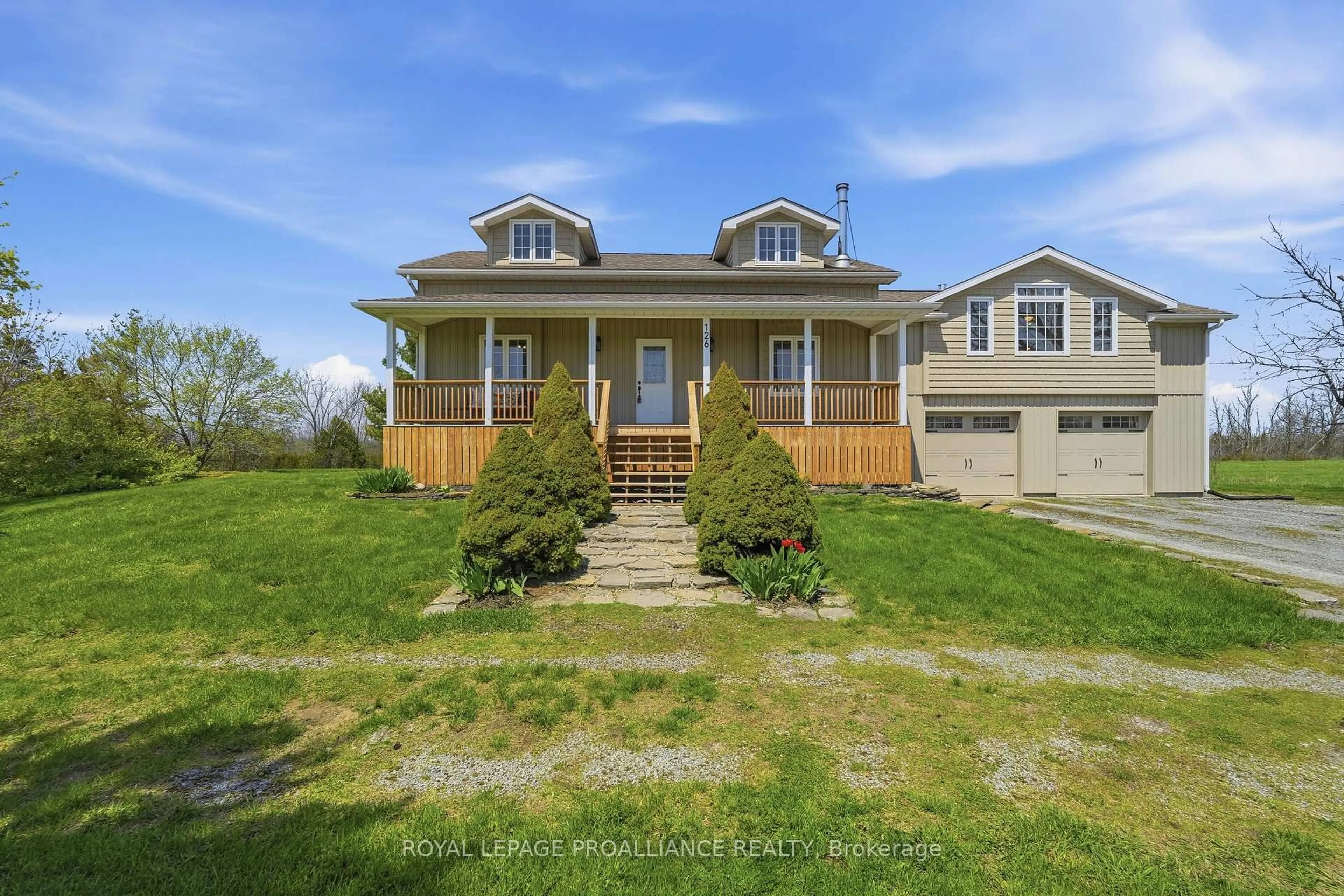 A pic from outside/outdoor area/front of a property/back of a property/a pic from drone, unknown for 126 Salem Rd, Prince Edward County Ontario K0K 1A0