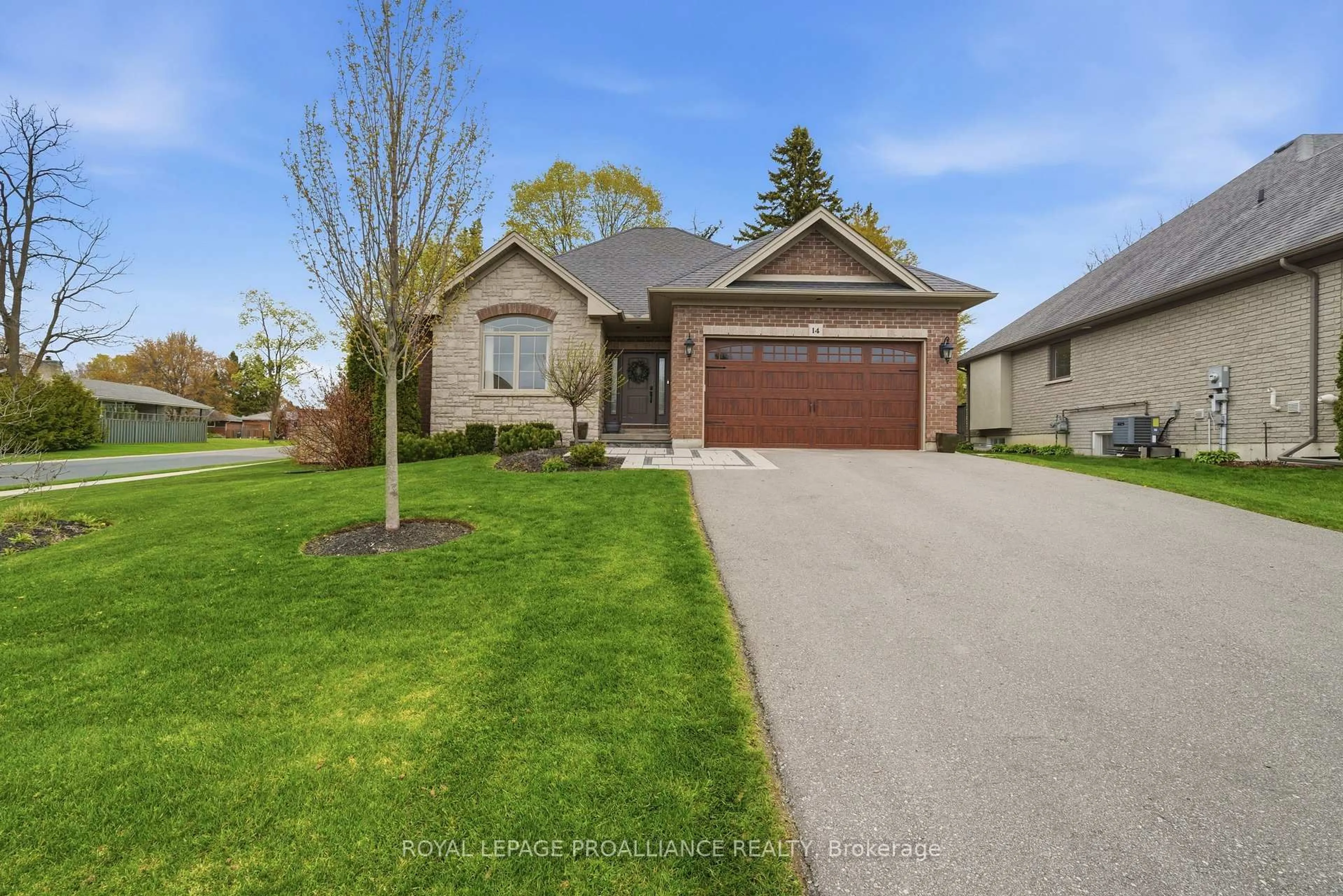 Home with brick exterior material, street for 14 Rosslyn Dr, Brighton Ontario K0K 1H0