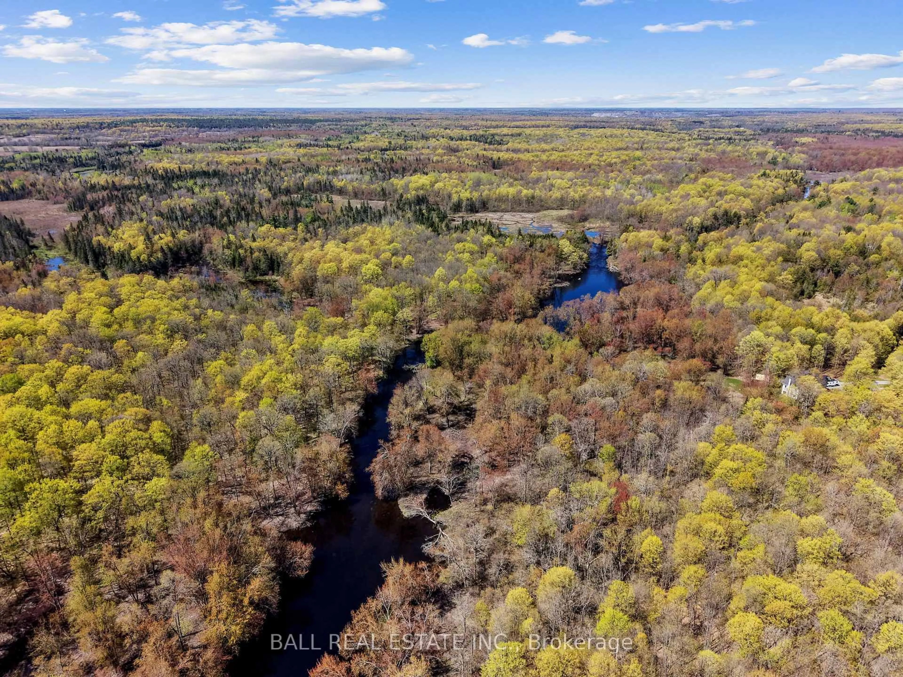 A pic from outside/outdoor area/front of a property/back of a property/a pic from drone, water/lake/river/ocean view for 1801 Old Marmora Rd, Madoc Ontario K0K 2K0