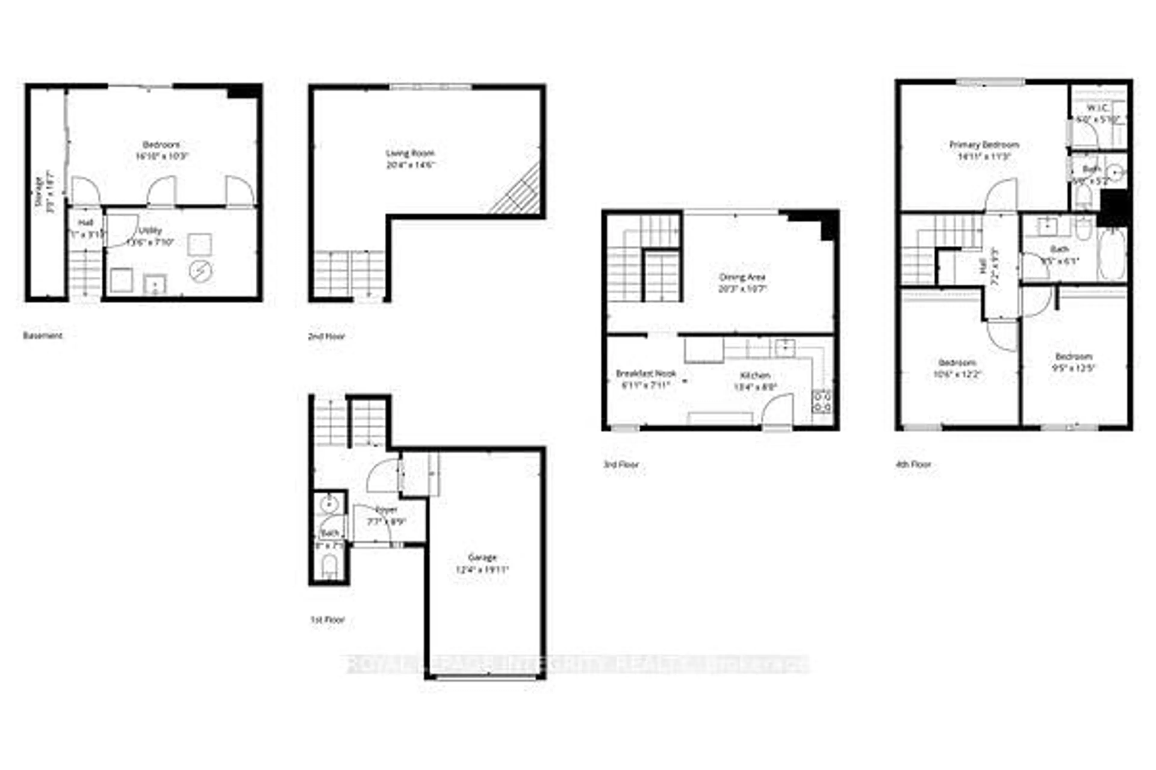 Floor plan for 3205 Uplands Dr #33, Ottawa Ontario K1V 9T3