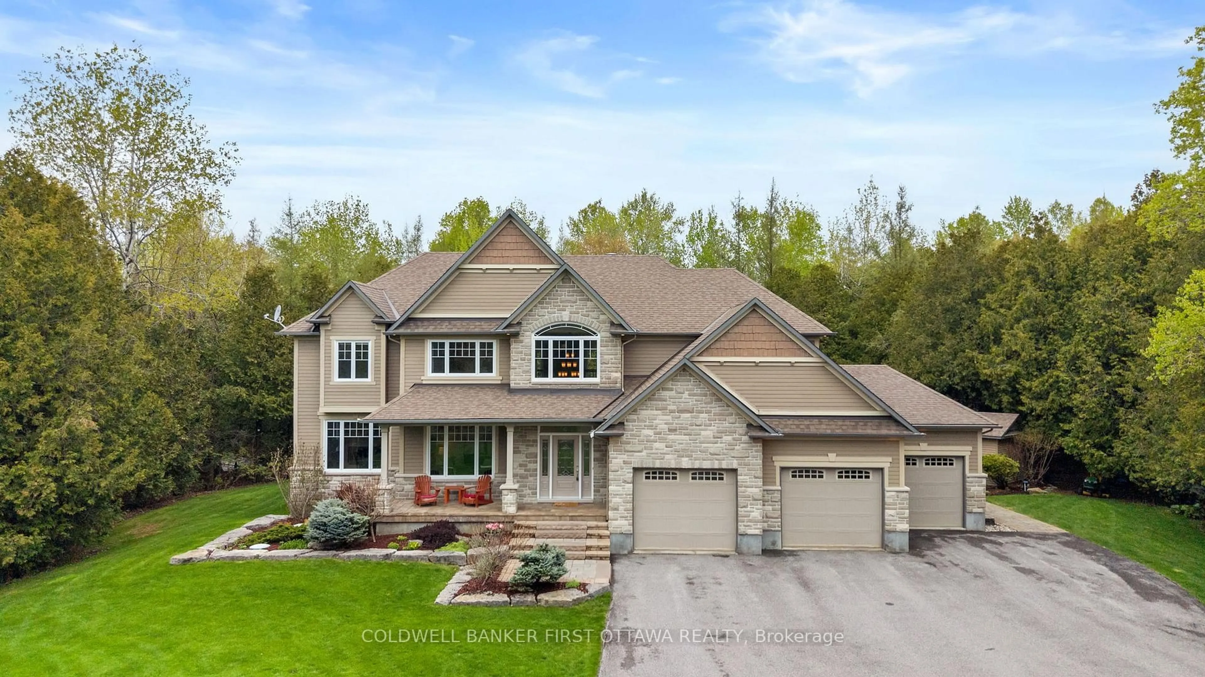 Home with brick exterior material, street for 231 Ironstone Crt, Stittsville Ontario K2S 0L4